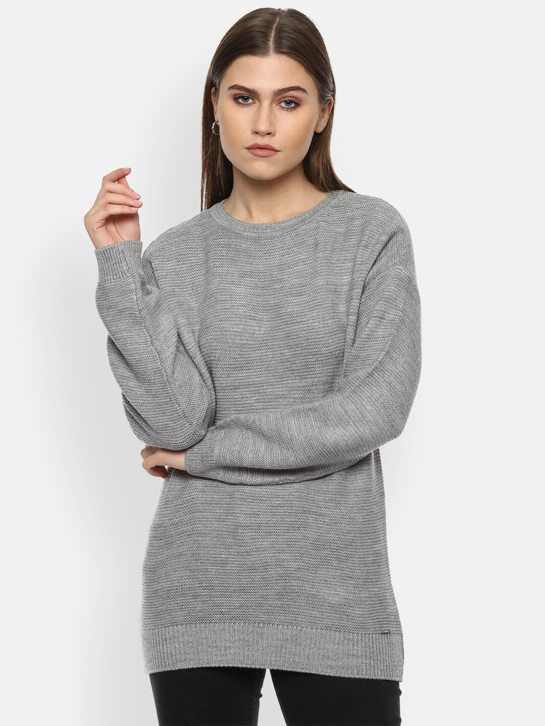 Van Heusen Woman Women Grey Pullover