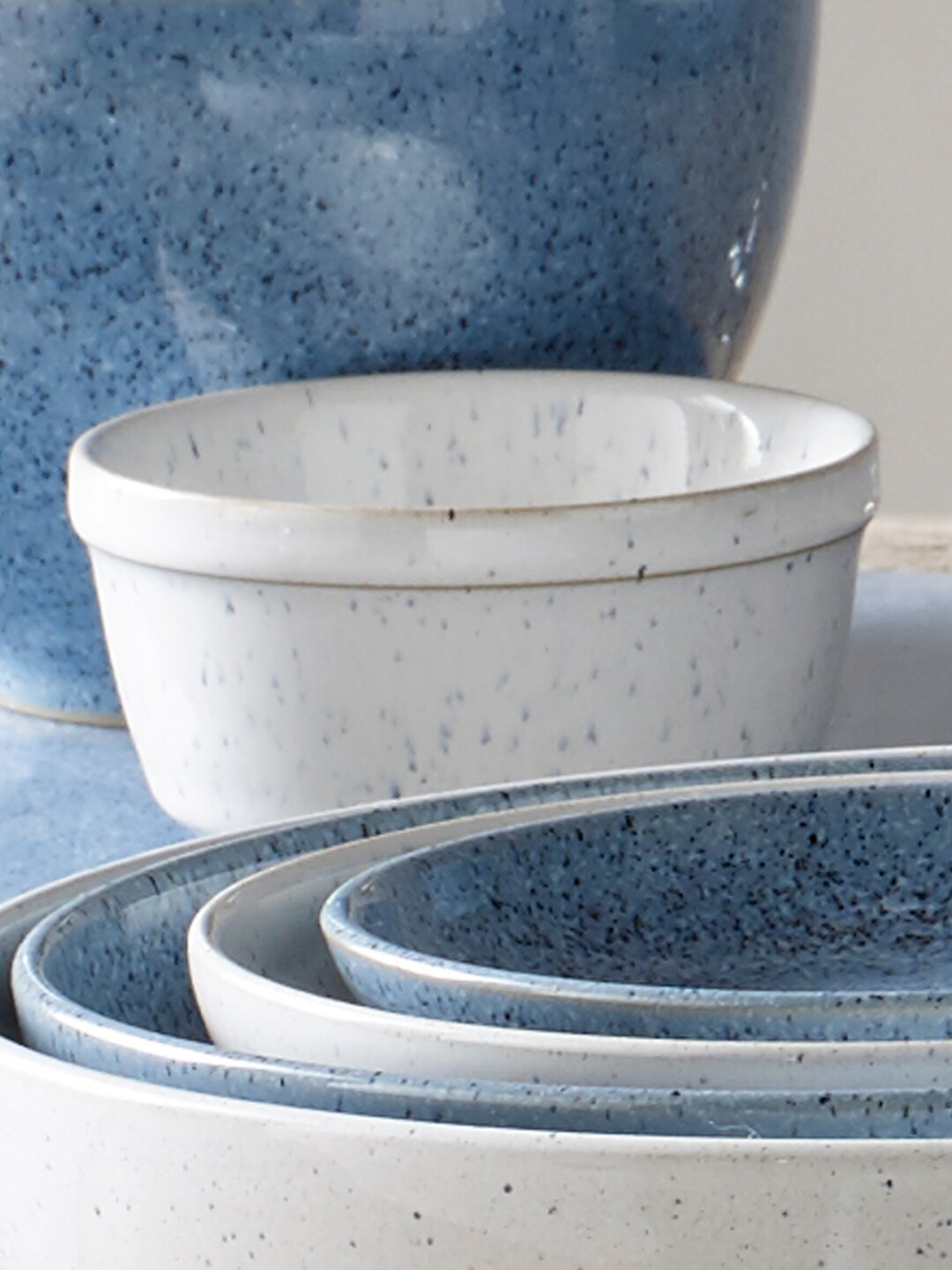 Denby White Handcrafted Ceramic Glossy Ramekin