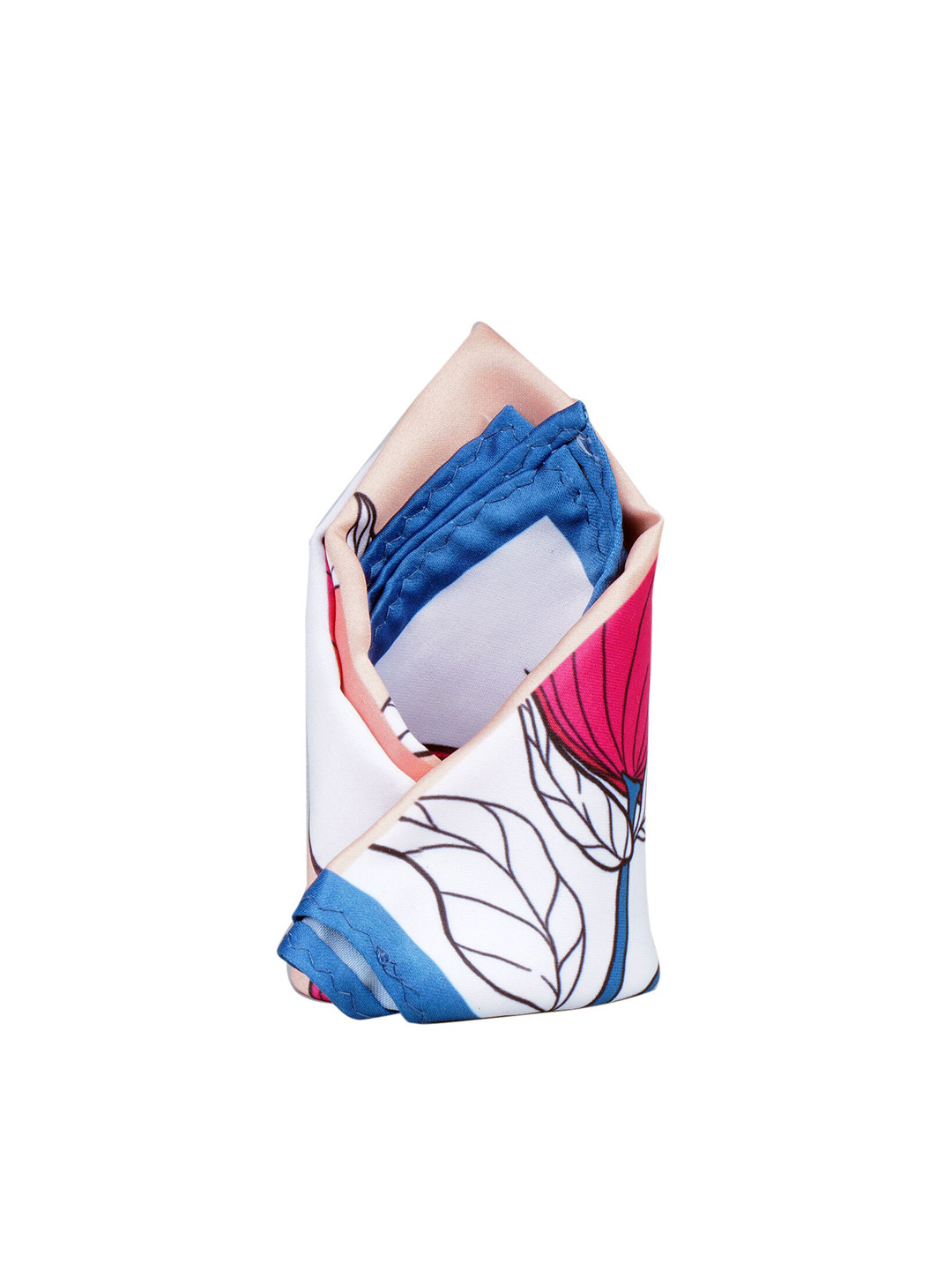 Tossido Men Multi-Coloured Floral Printed Pocket Square