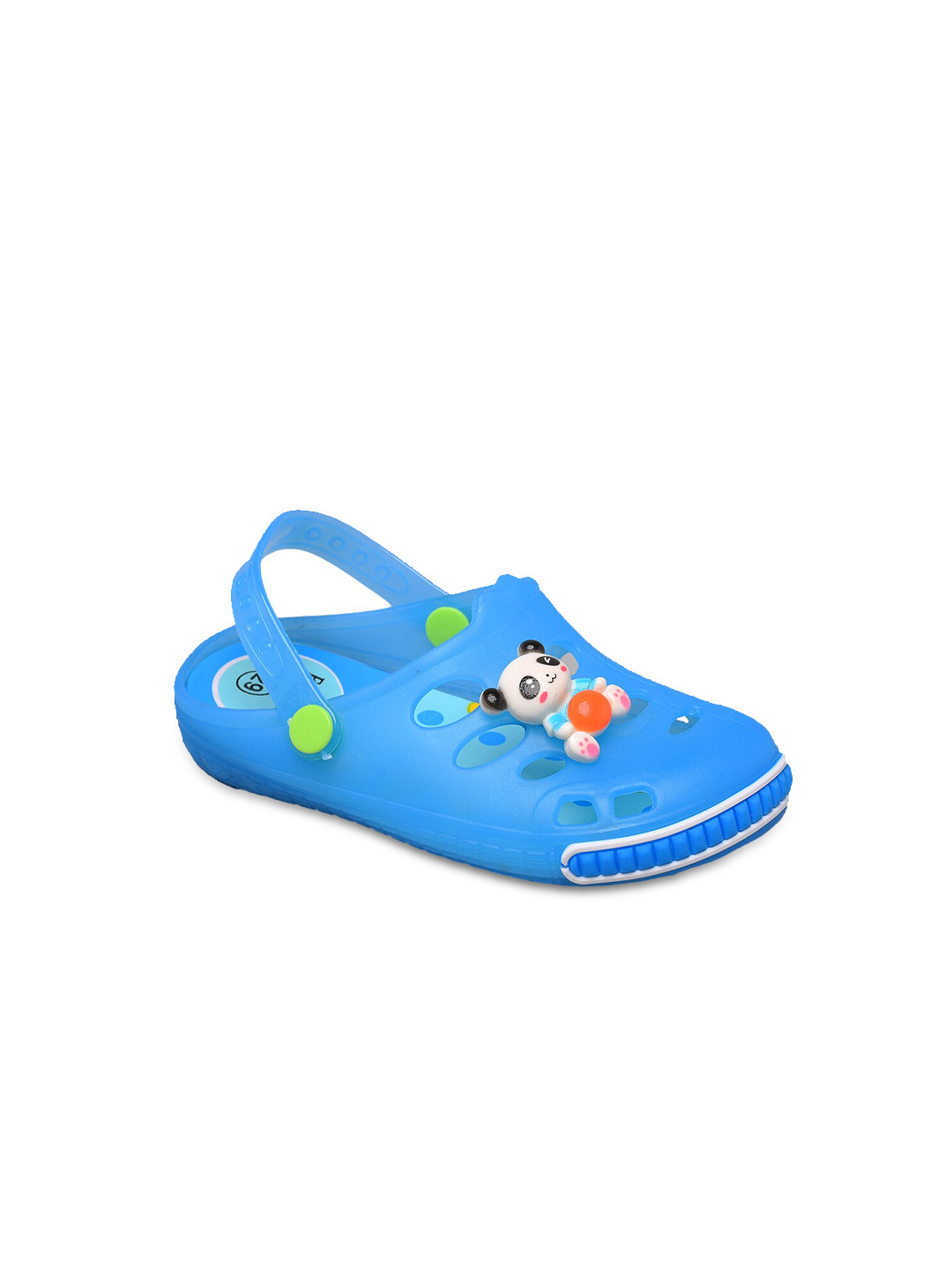 Yellow Bee Boys Blue Clogs Sandals