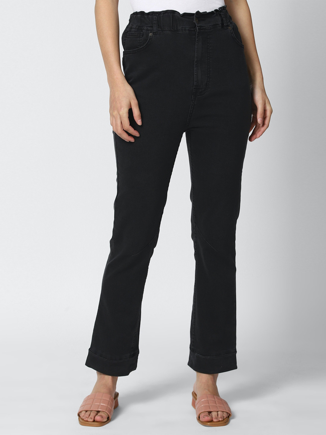 FOREVER 21 Women Black Stretchable Jeans