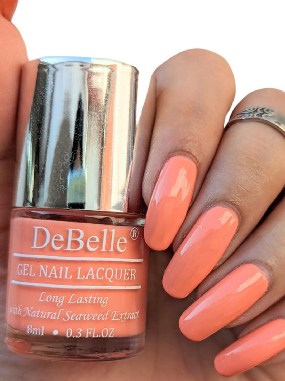DeBelle Gel Nail Lacquer - Peach Pannacotta 8 ml