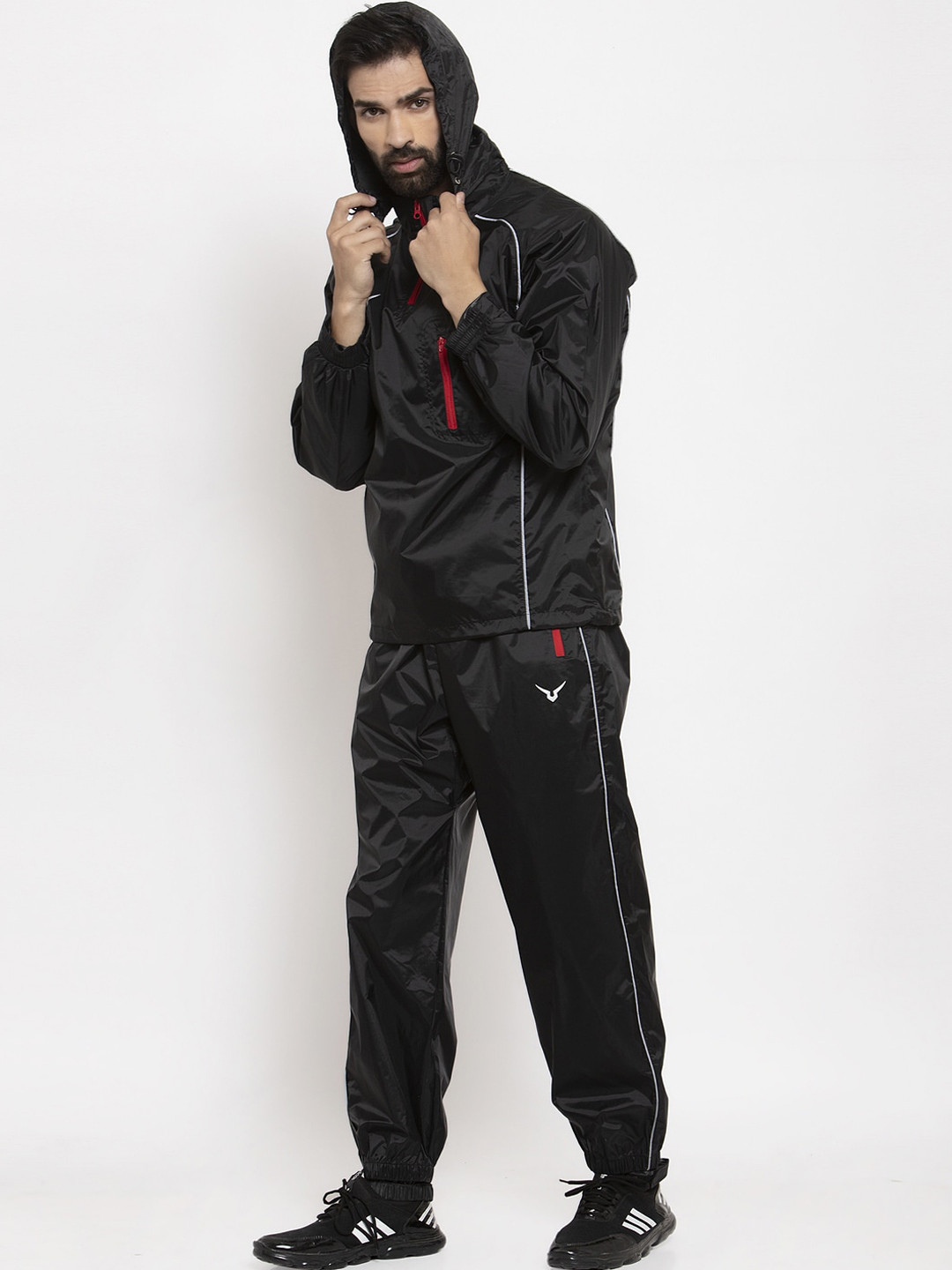 Invincible Men Platinum Nylon Sauna Suit