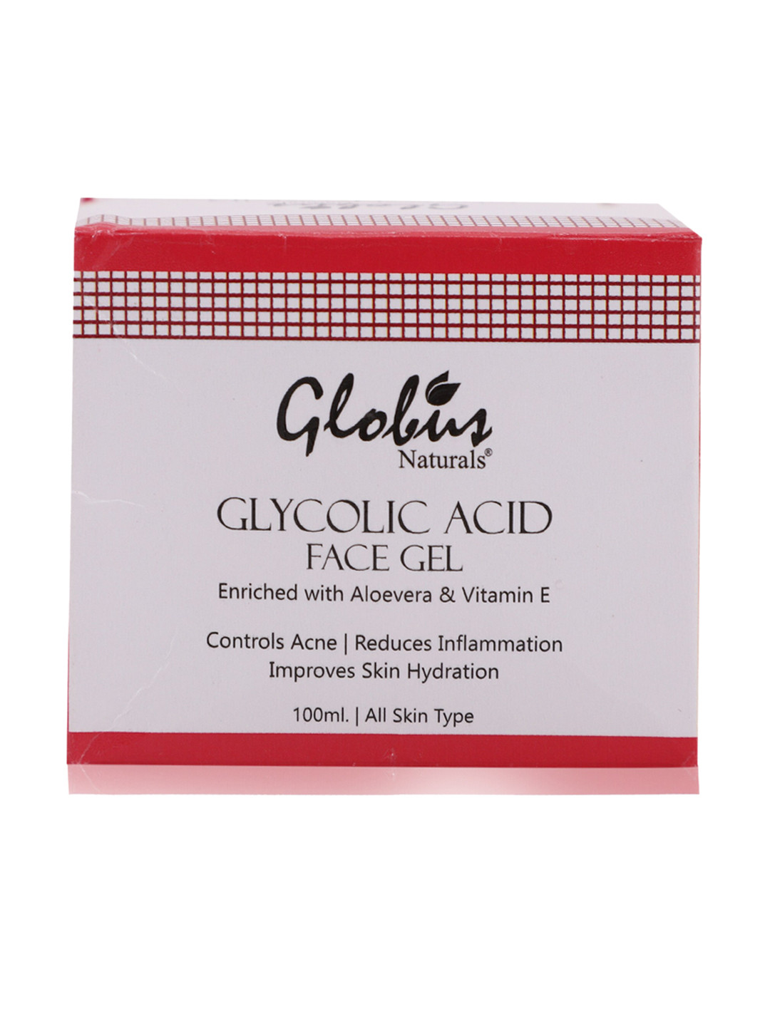 Globus naturals Pimple Clear Glycolic Acid Face Gel - For Brightening & Anti Acne - 100 ml
