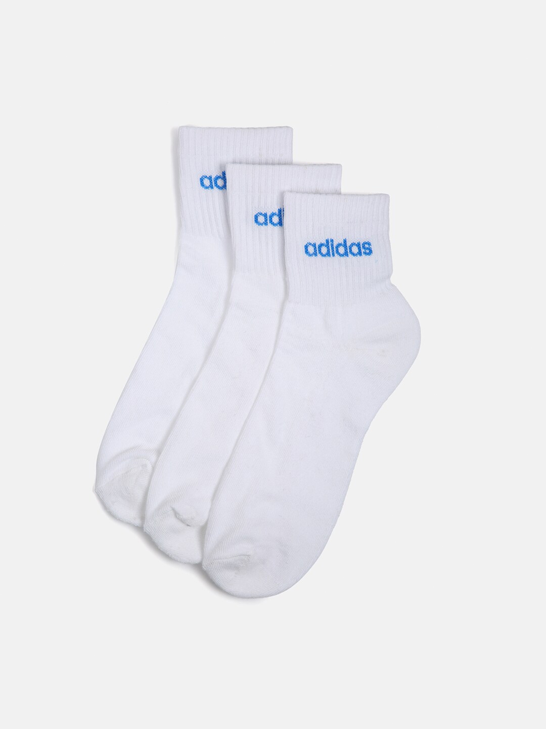 ADIDAS Men Pack Of 3 Assorted Ankle Length Socks