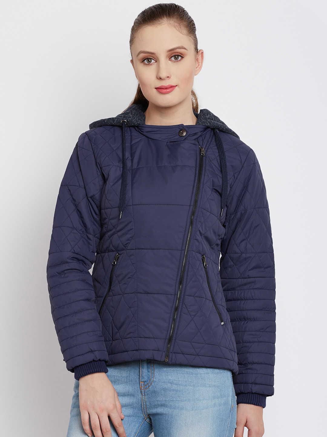 Buy Fort Collins Blue Quilted Jacket 