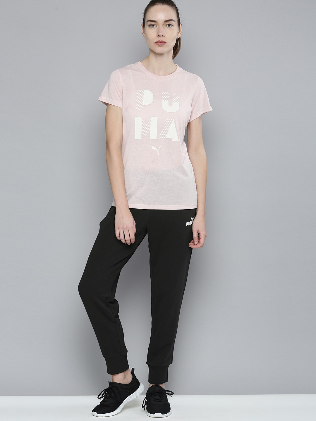 Puma Women Black Essentials Regular Fit Sweat Pants