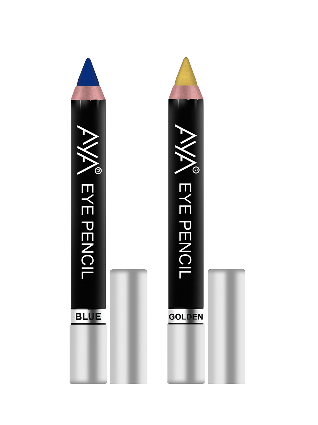AYA Set of 2 Eye Liner Kajal (Blue and Golden) - 2.8g each