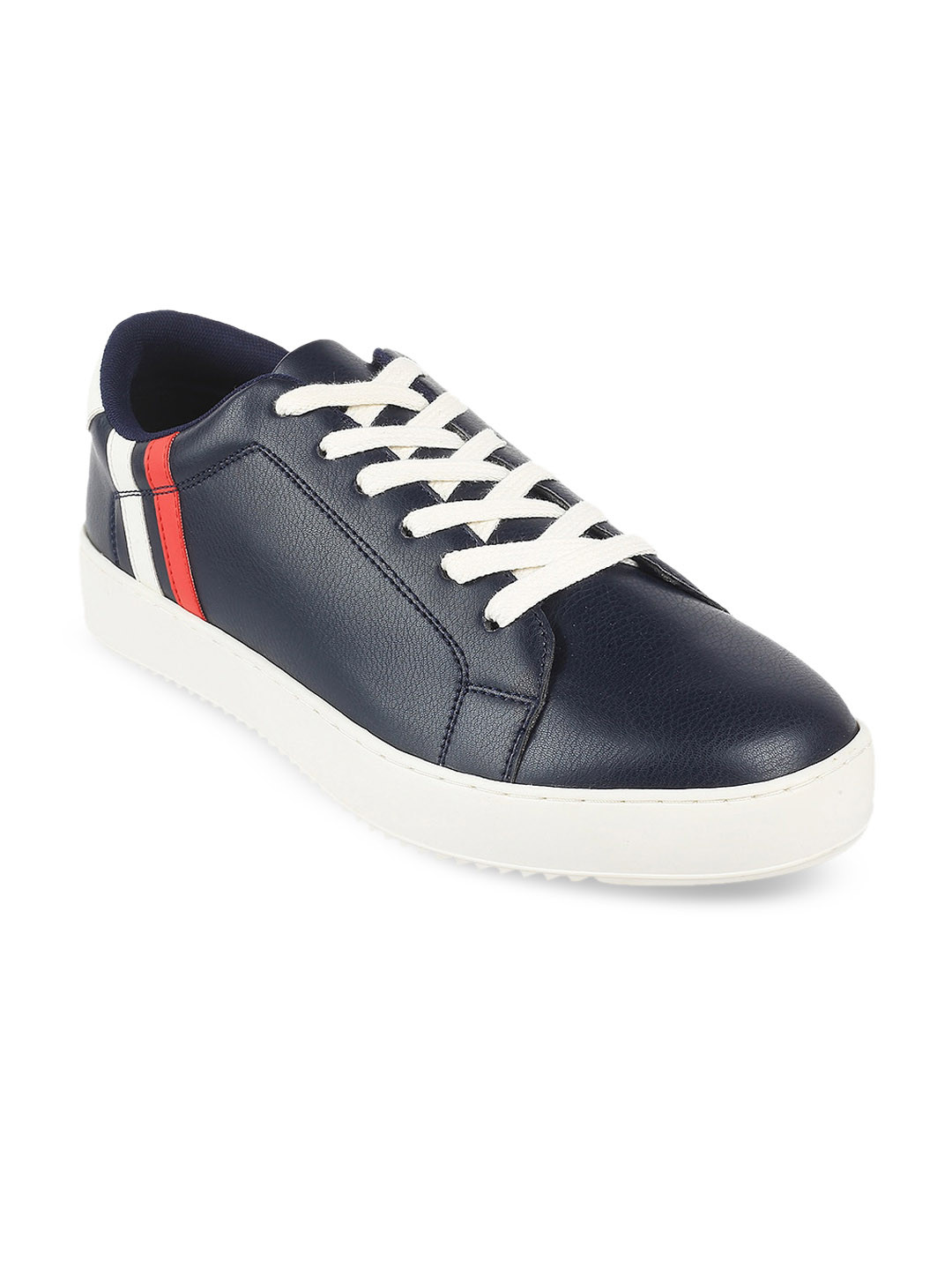 WBNY Men  vy Blue Textured Sneakers