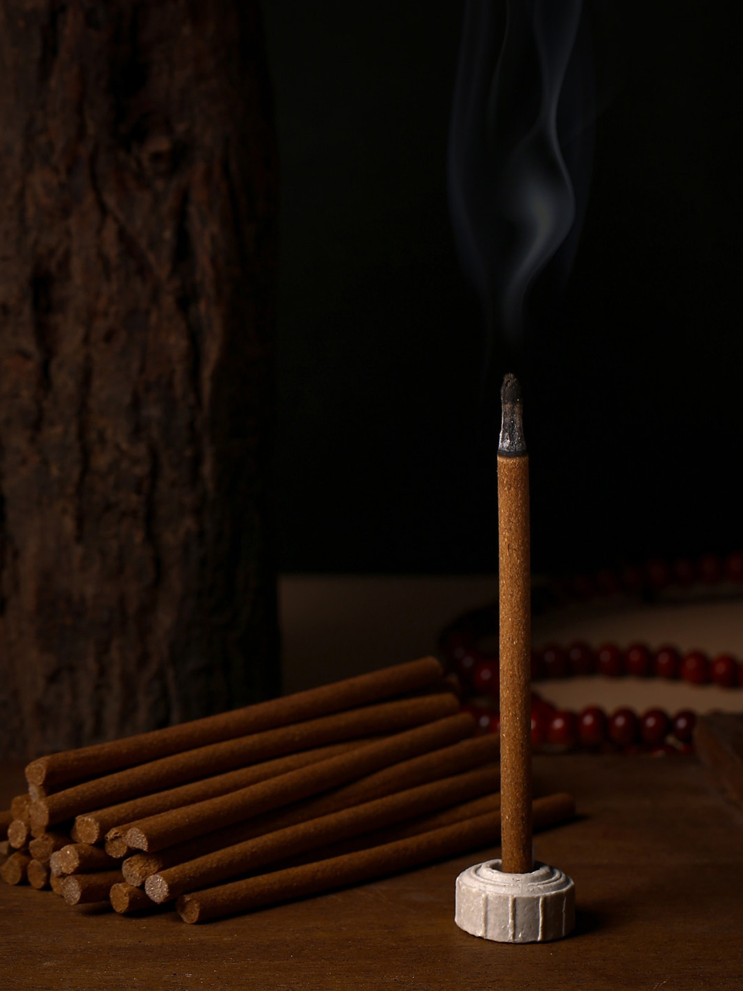 RDK Beige Premium Charcoal Free Ayurvedic Rose Dhoop Stick