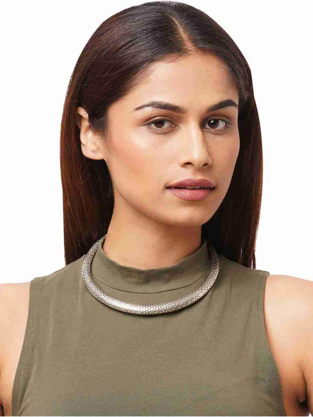 Binnis Wardrobe Silver-Toned German Silver Necklace