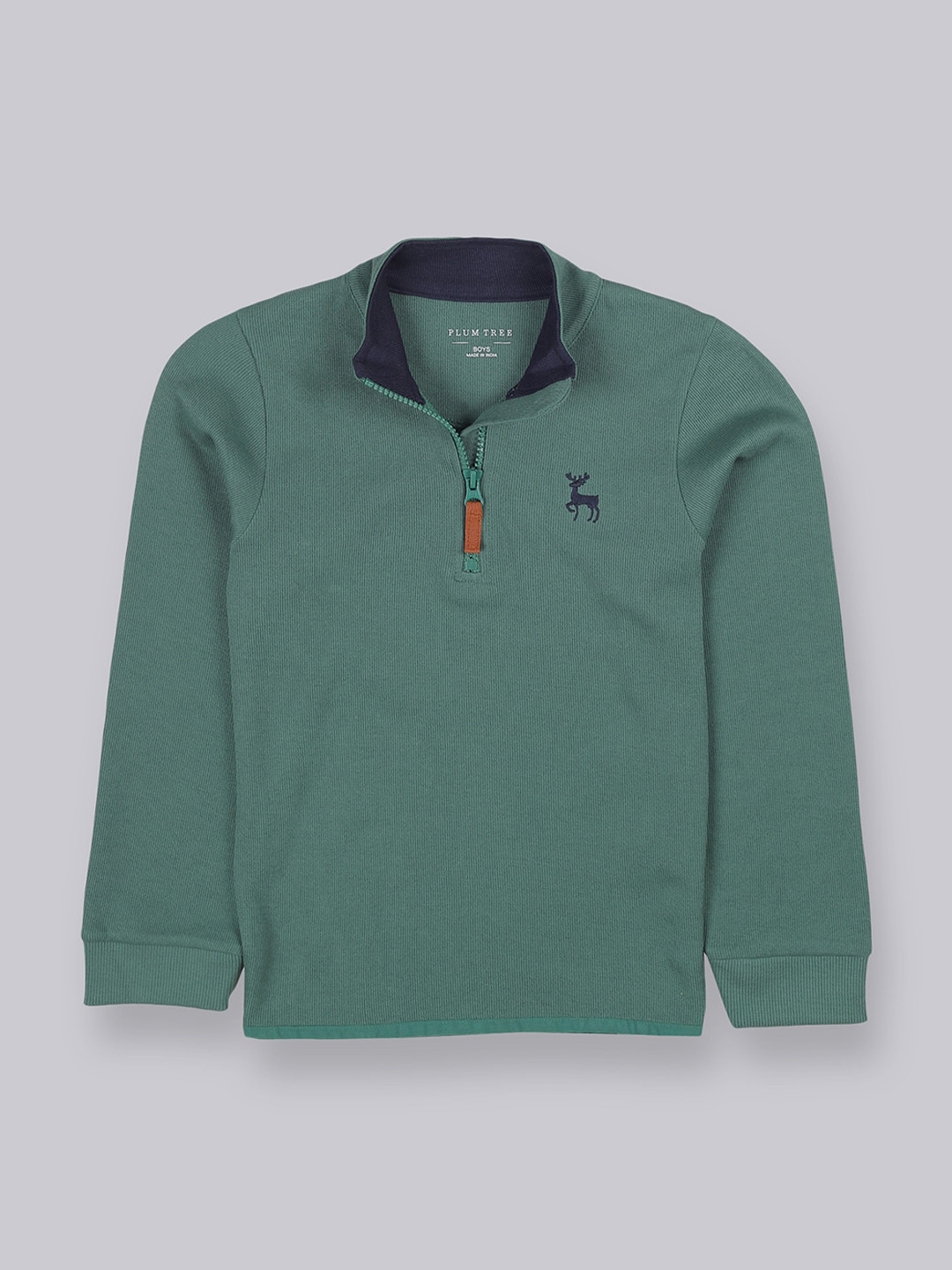 PLUM TREE Boys Green Sweatshirt