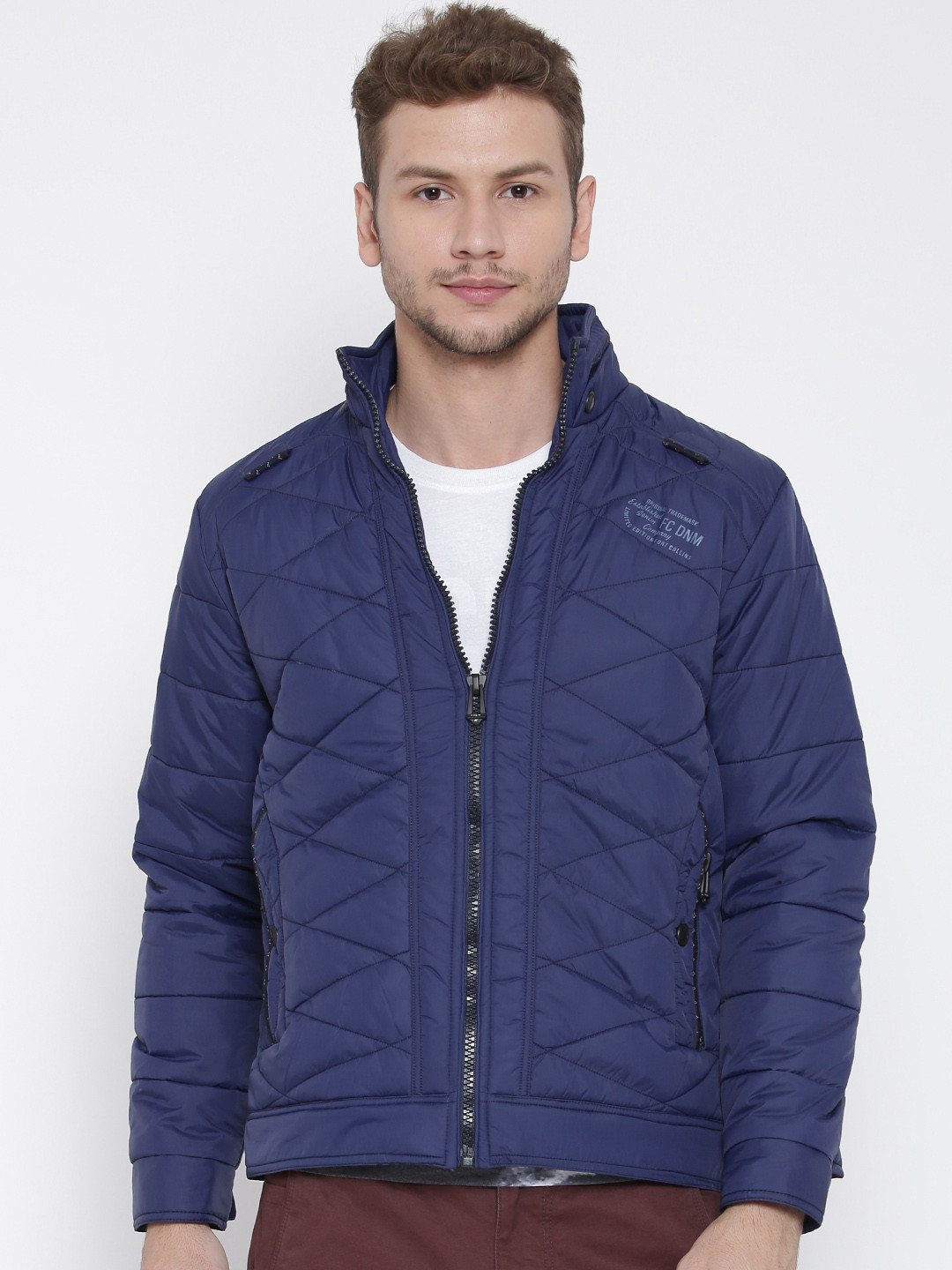 Buy Fort Collins Blue Quilted Jacket 