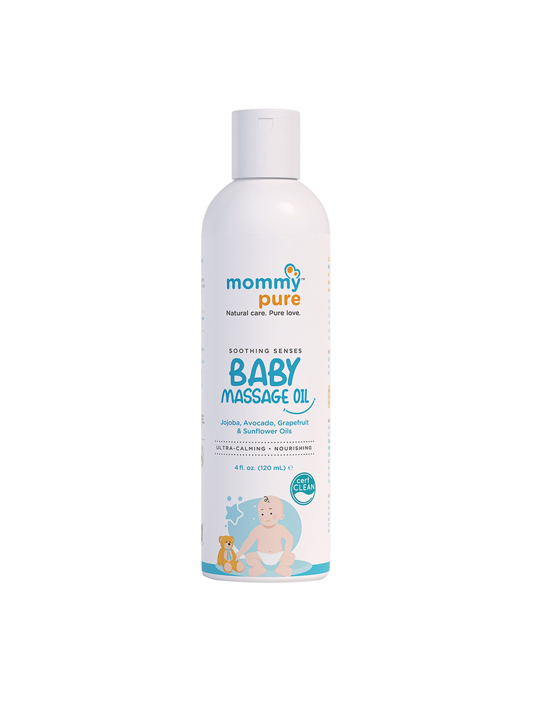 Mommypure Certified Clean & Natural Baby Massage Oil 120ml