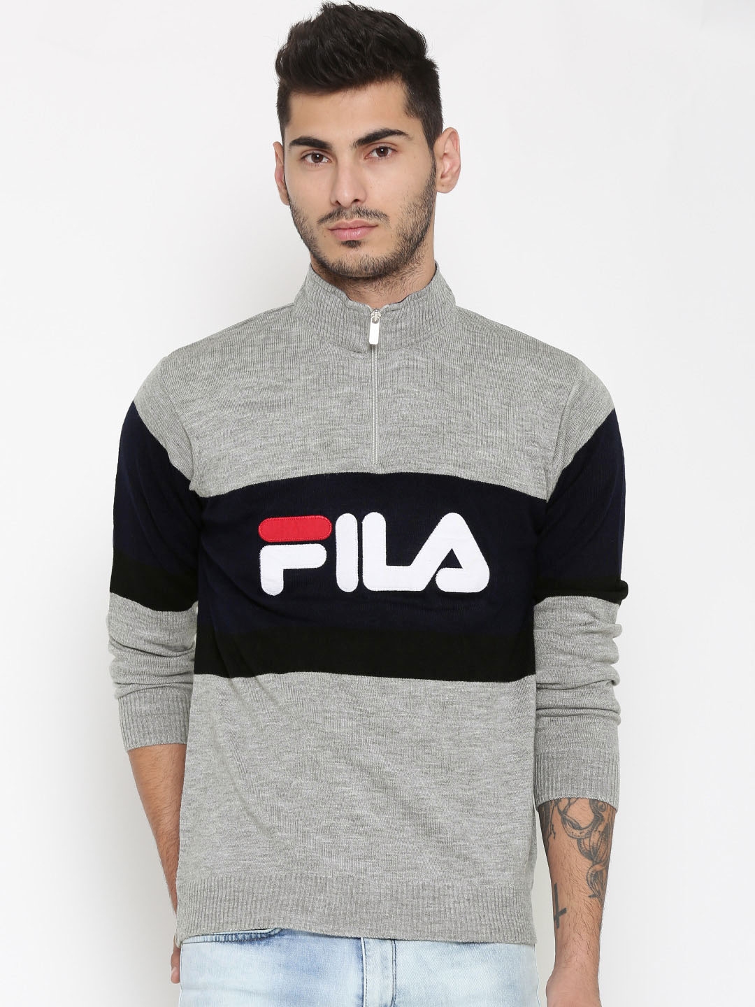 Fila 2025 grey sweater