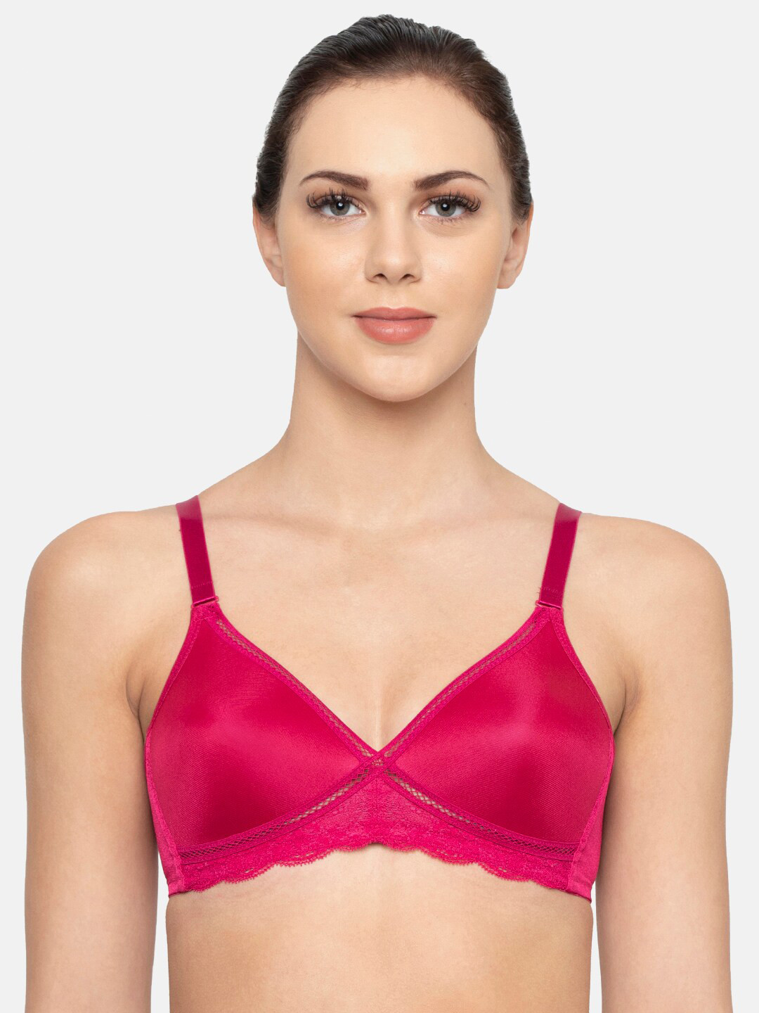 Triumph Corsina Elegant Comfort Padded Wireless Criss-Cross Bust Band Everyday Bra