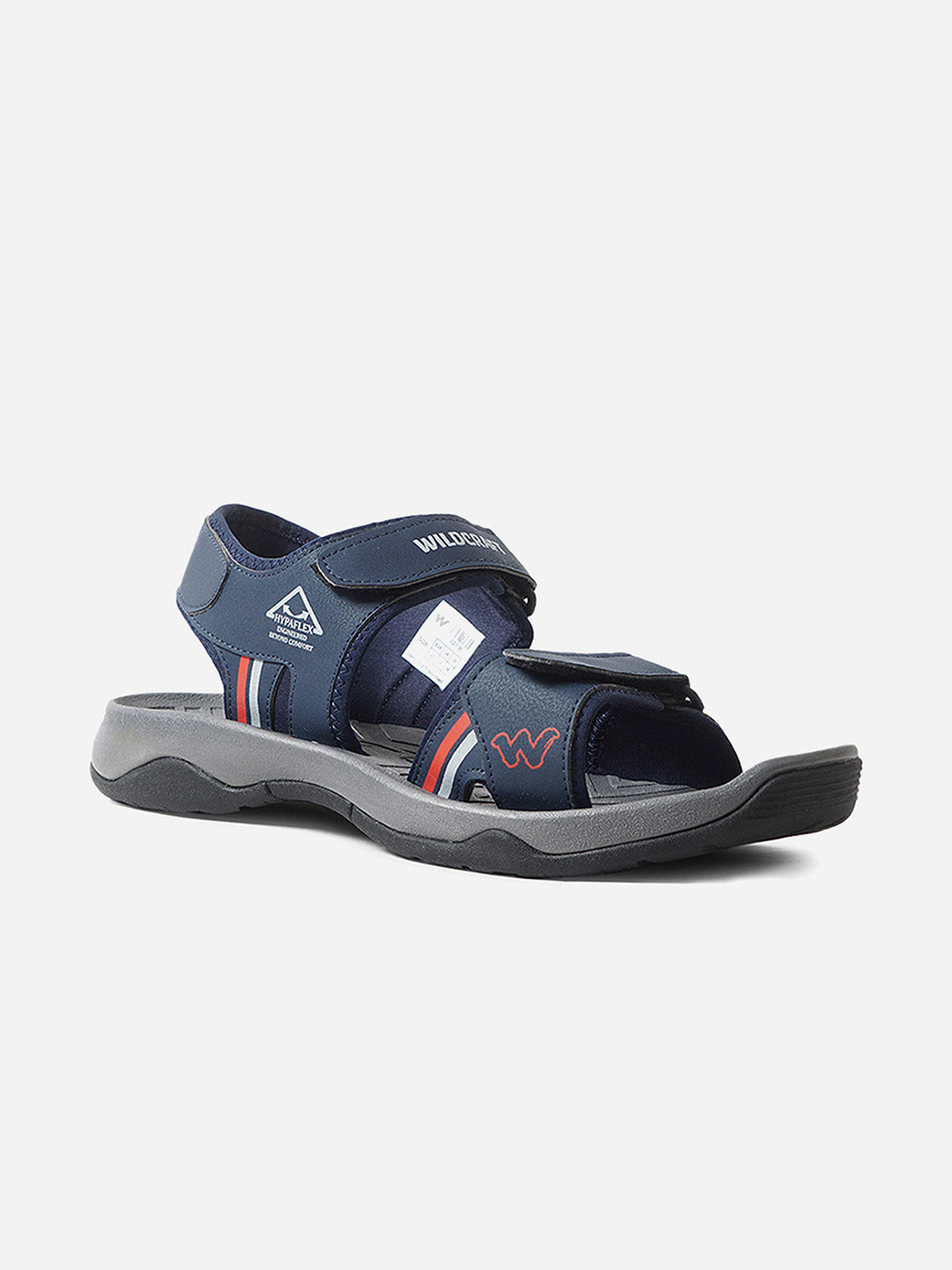 WILDCRAFT Men Navy Blue & Grey HYPAFLEX Engineered Restyle Sports Sandals