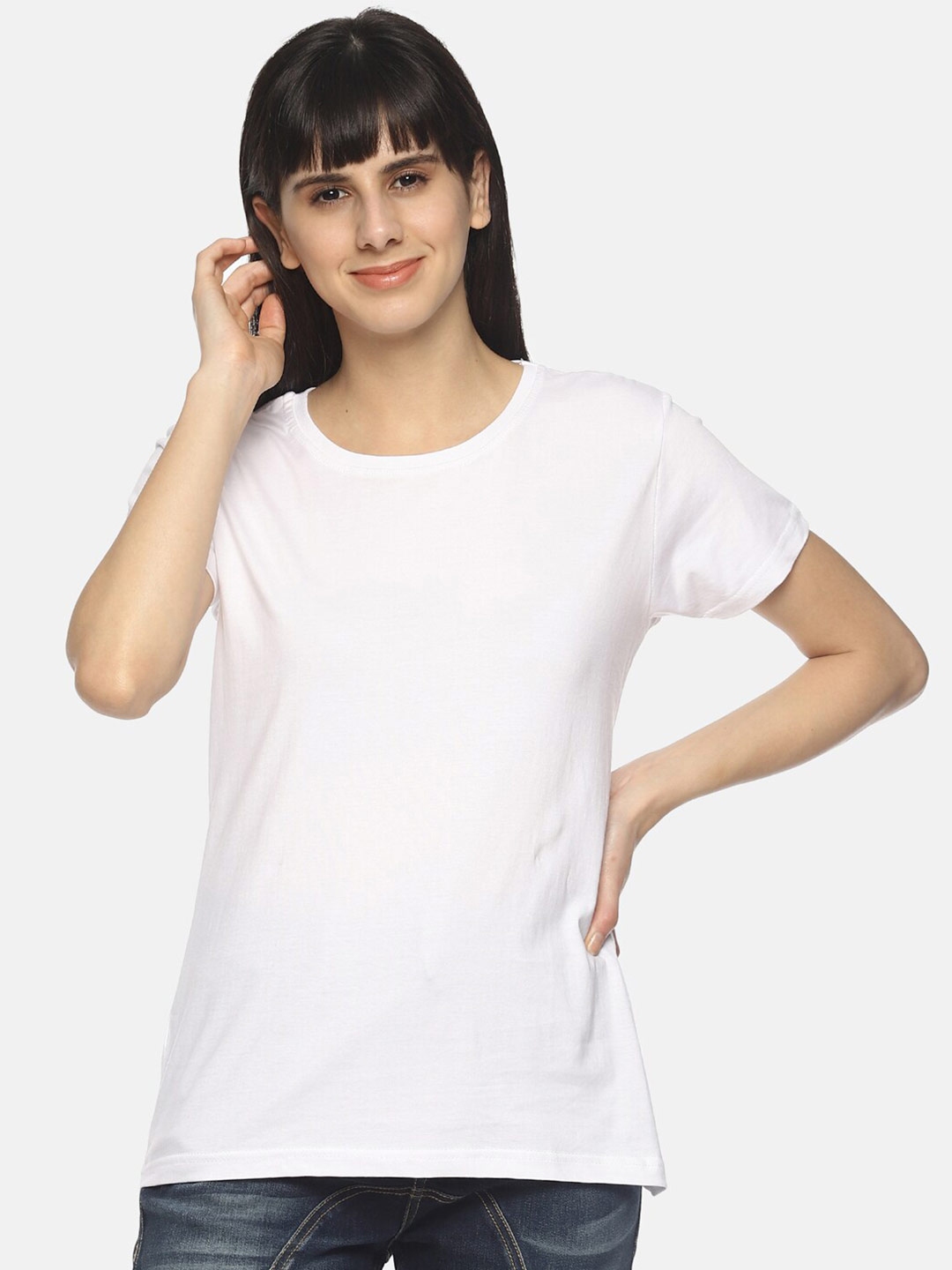 Young Trendz Women White T shirt