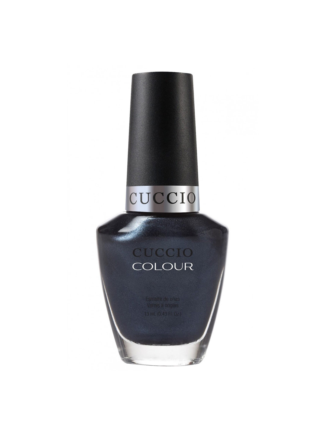Cuccio Colour Glossy Nail Polish - Nantucket Navy 25-Free Formula 13 ml
