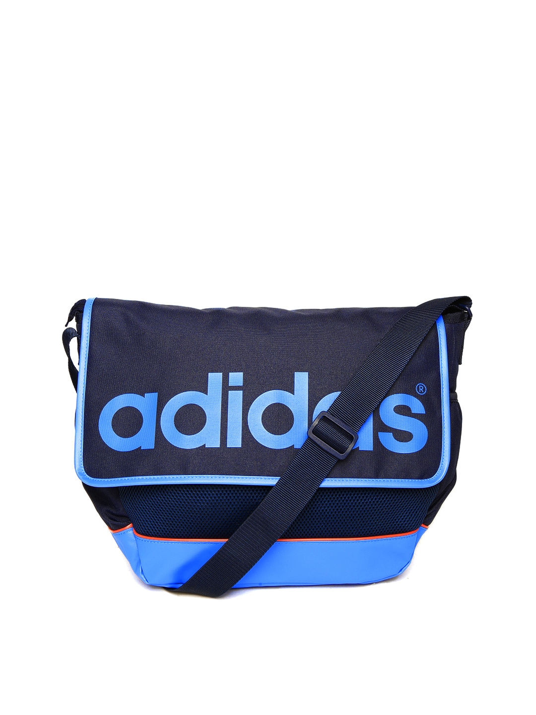 AdidasGrayPolyesterCasualMessenger Bag