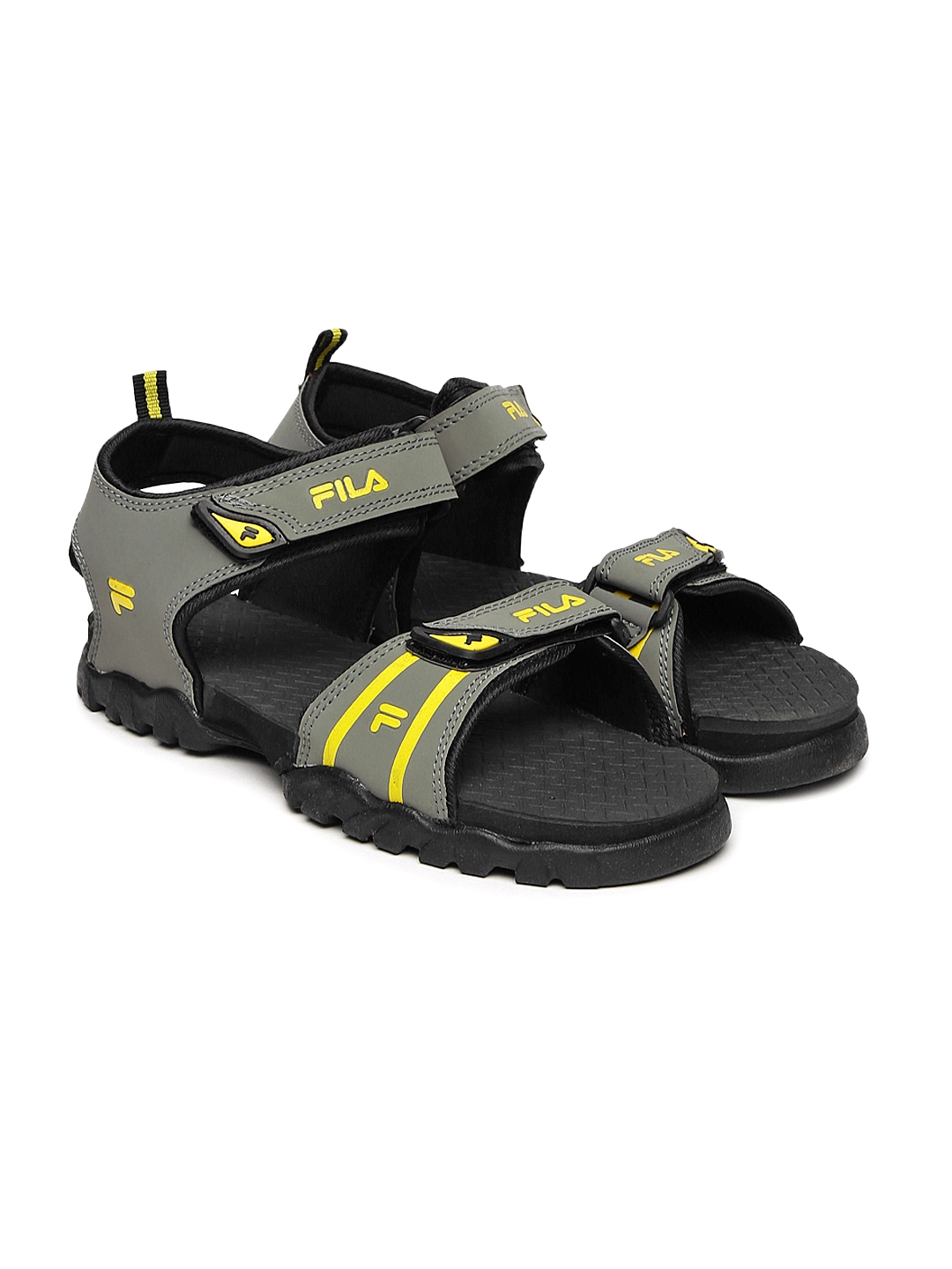 Fila sandals yellow outlet