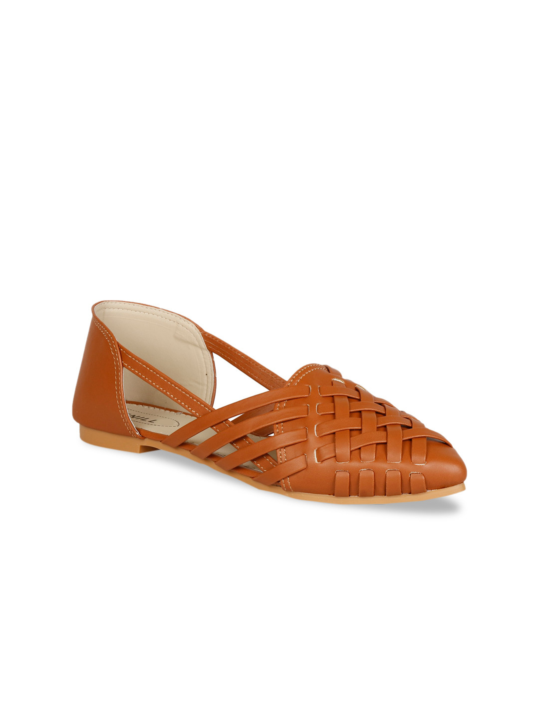 Denill Women Tan Gladiators Flats