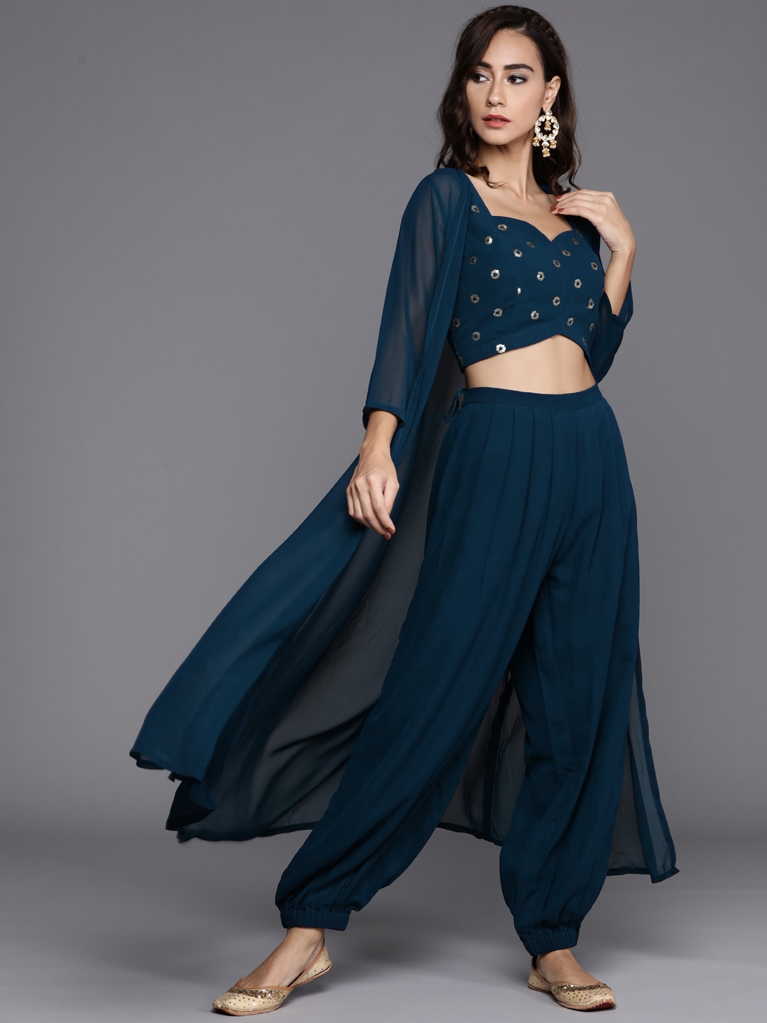 French Lime Plain Ladies Navy Blue Cotton Silk Ethnic Pencil Pant at Rs  475/piece in Mumbai