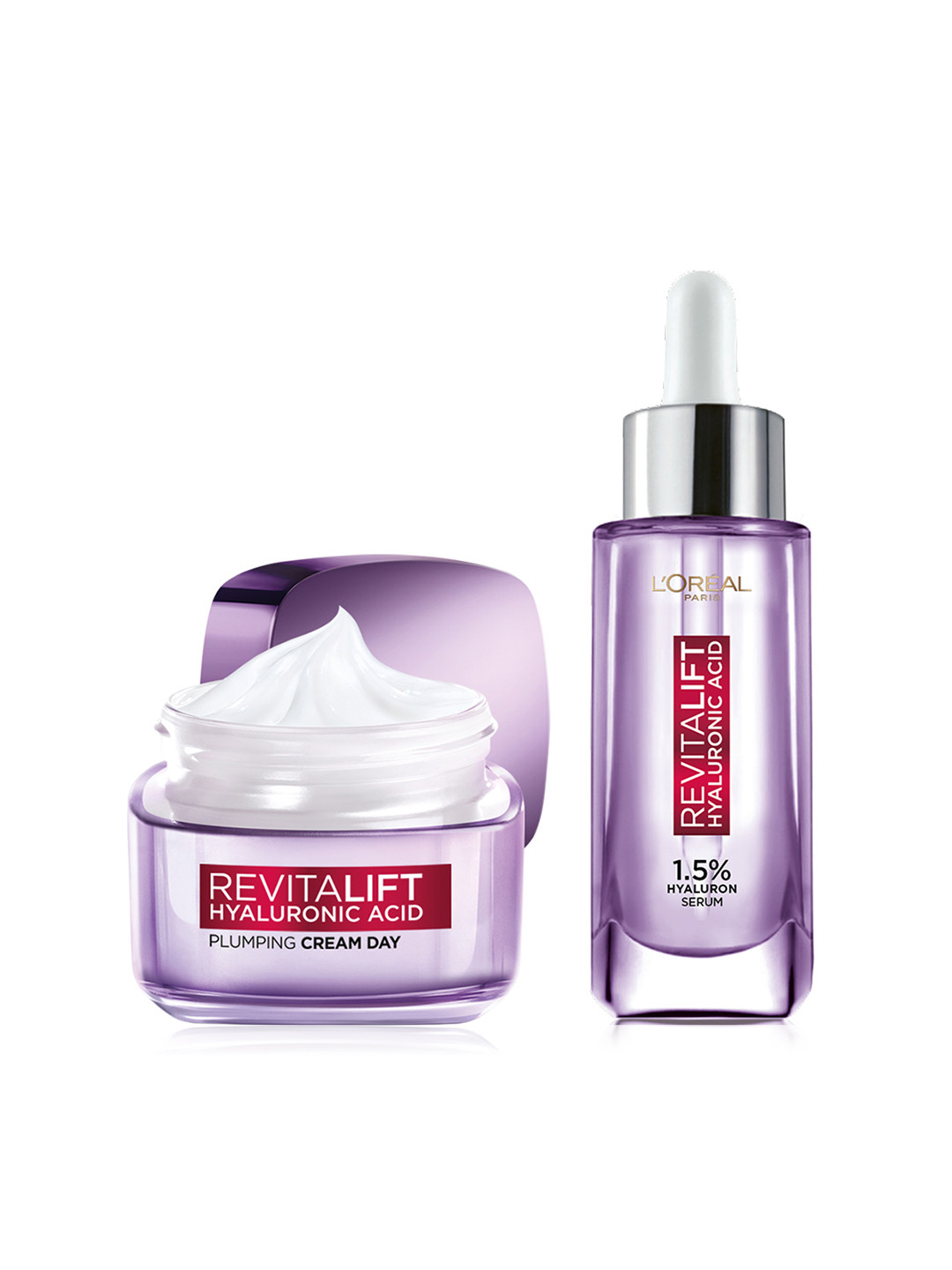 LOreal Paris Revitalift 1.5% Hyaluronic Acid Serum & Plumping Day Cream