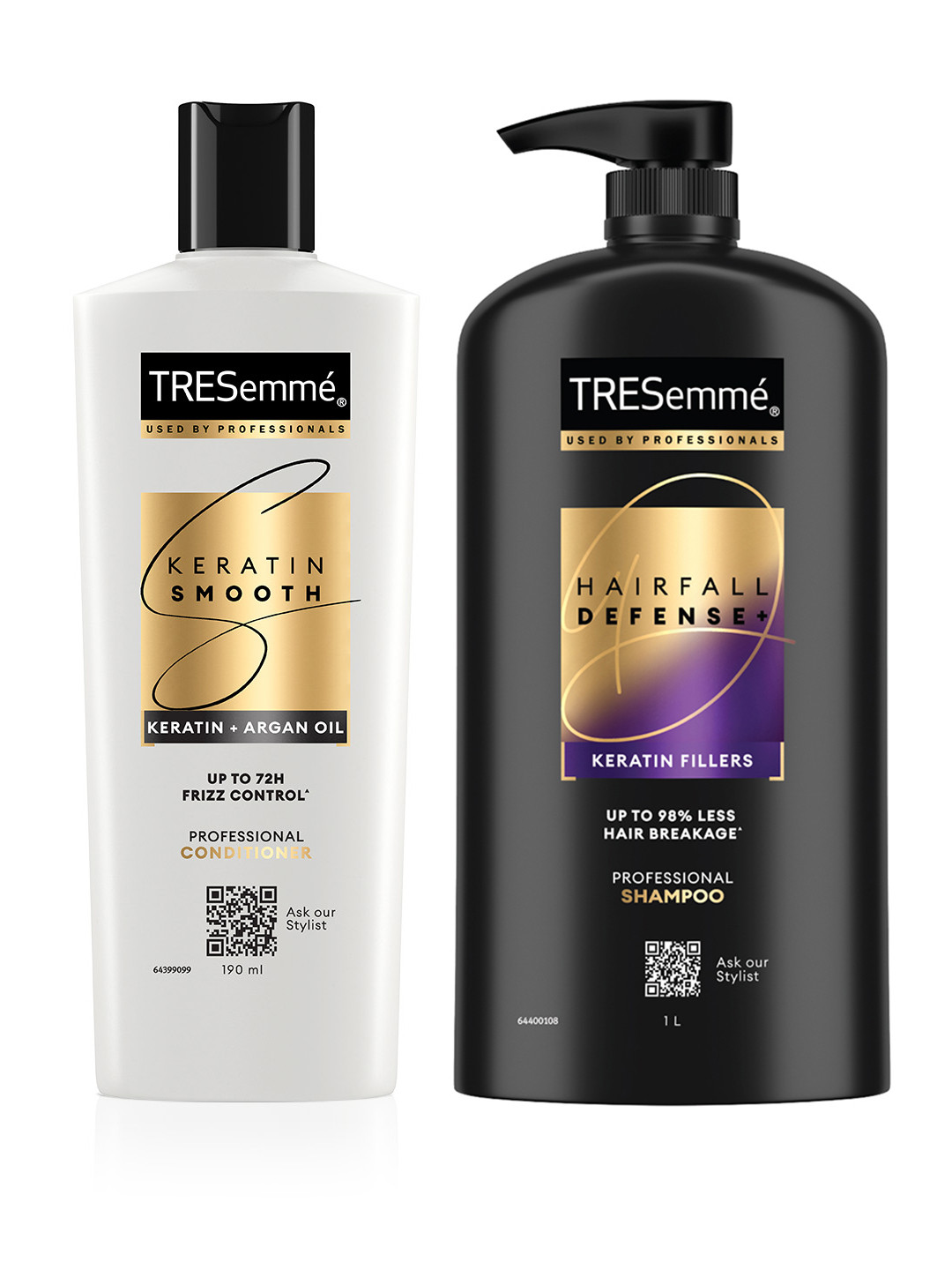 TRESemme Set of Keratin Smooth Conditioner & Hair Fall Defence Shampoo