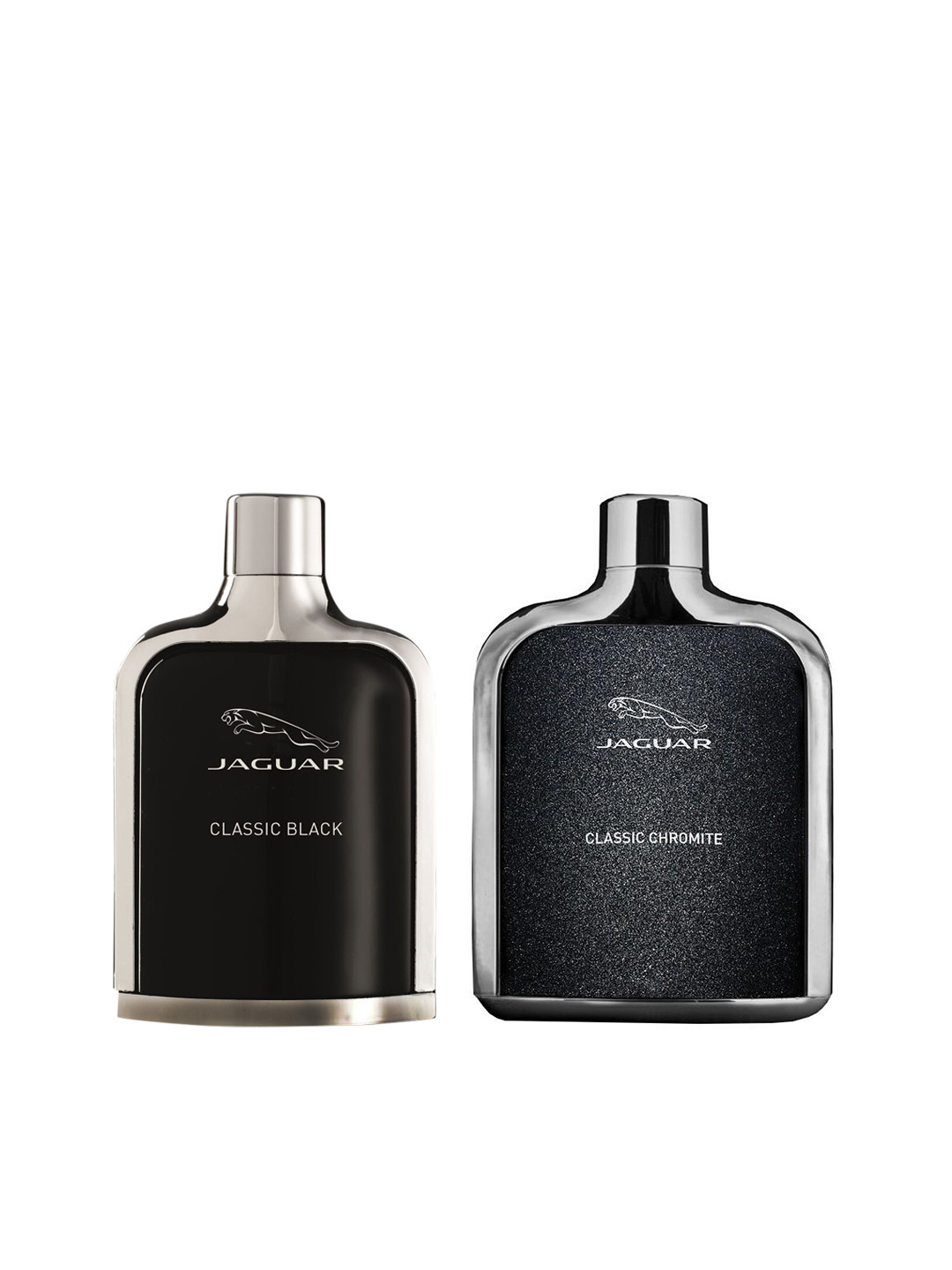 JAGUAR Men Set of 2 Eau De Toilette Perfumes- Classic Chromite & Classic Black 100 ml each