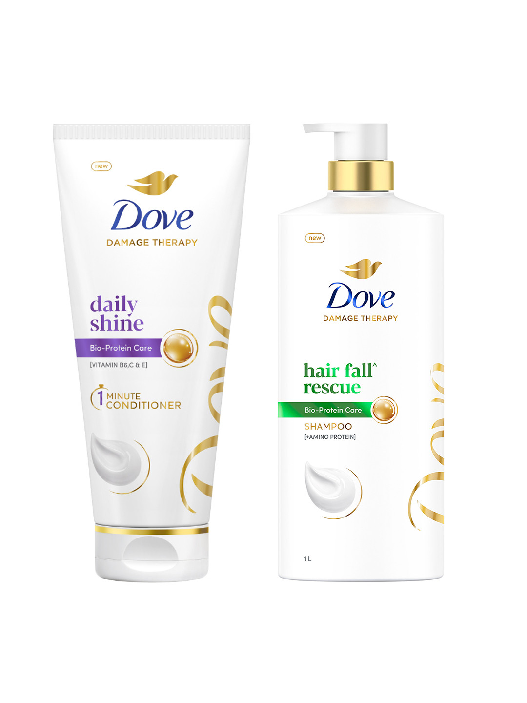 Dove Hair Fall Rescue Shampoo & Daily Shine Conditioner