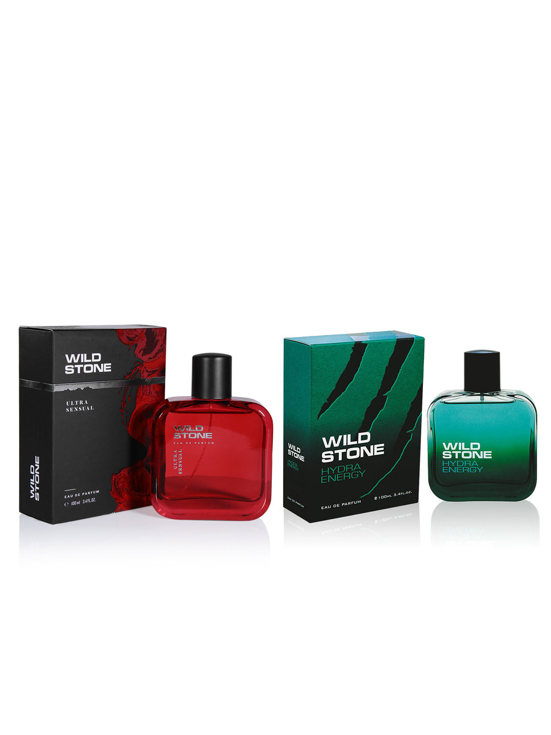 Wild Stone Men Set Of Ultra Sensual & Hydra Energy Eau De Parfum