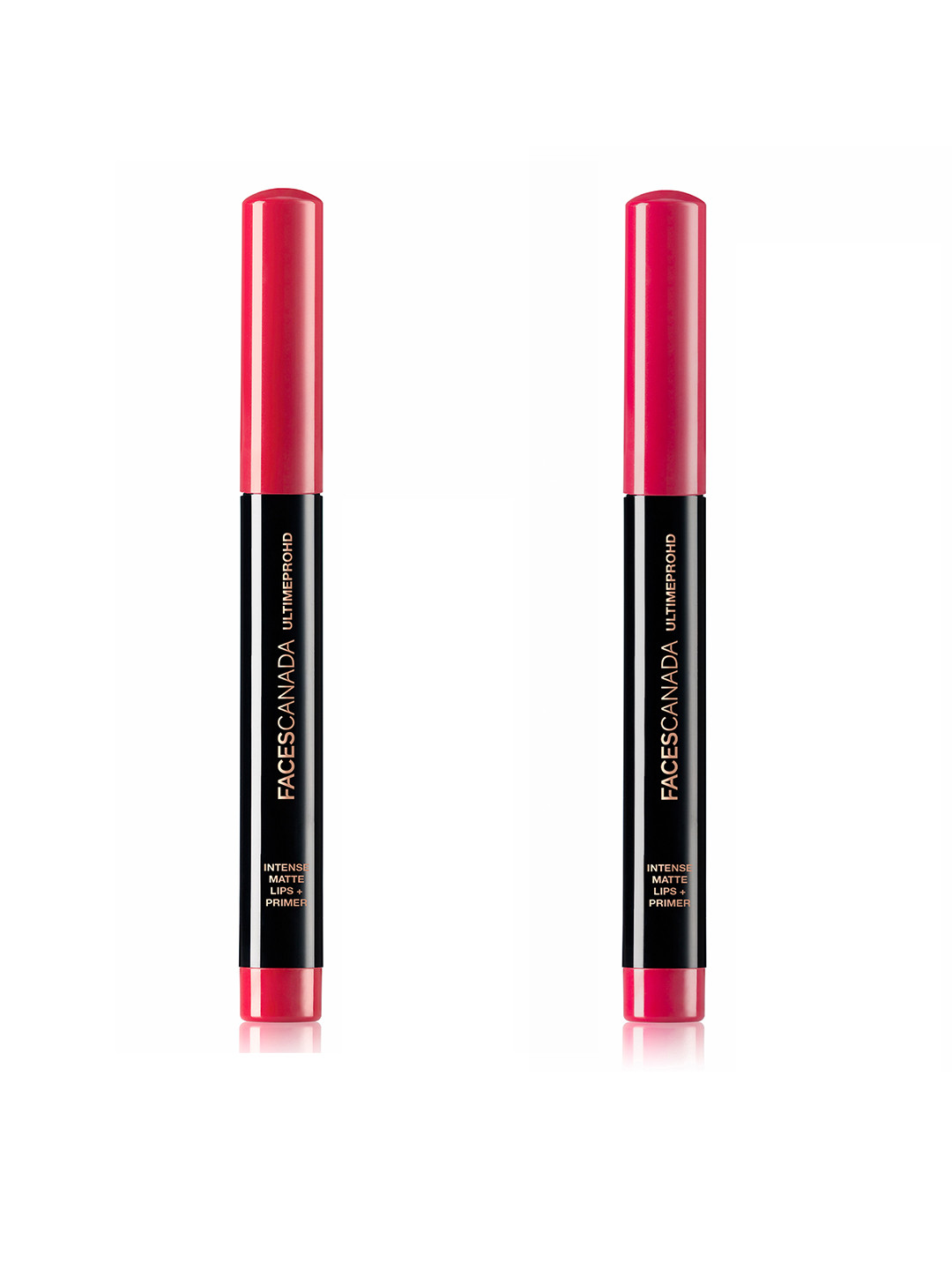 FACES CANADA Set of 2 UltimePro HD Intense Matte Lipsticks - Bold Wine & Dash of Pink