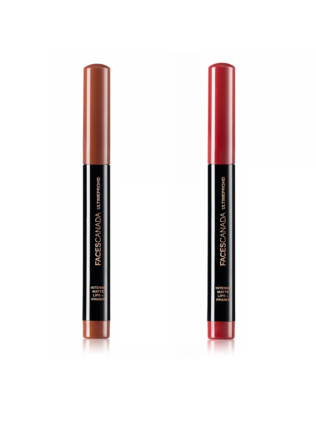 FACES CANADA Set of 2 Ultimepro Hd Intense Matte Lips + Primer Lipstick