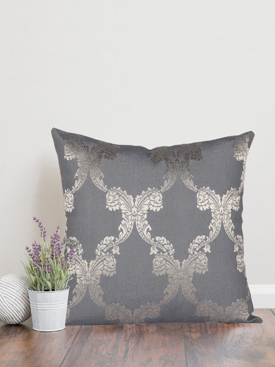 Home Unisex Blue Self Design