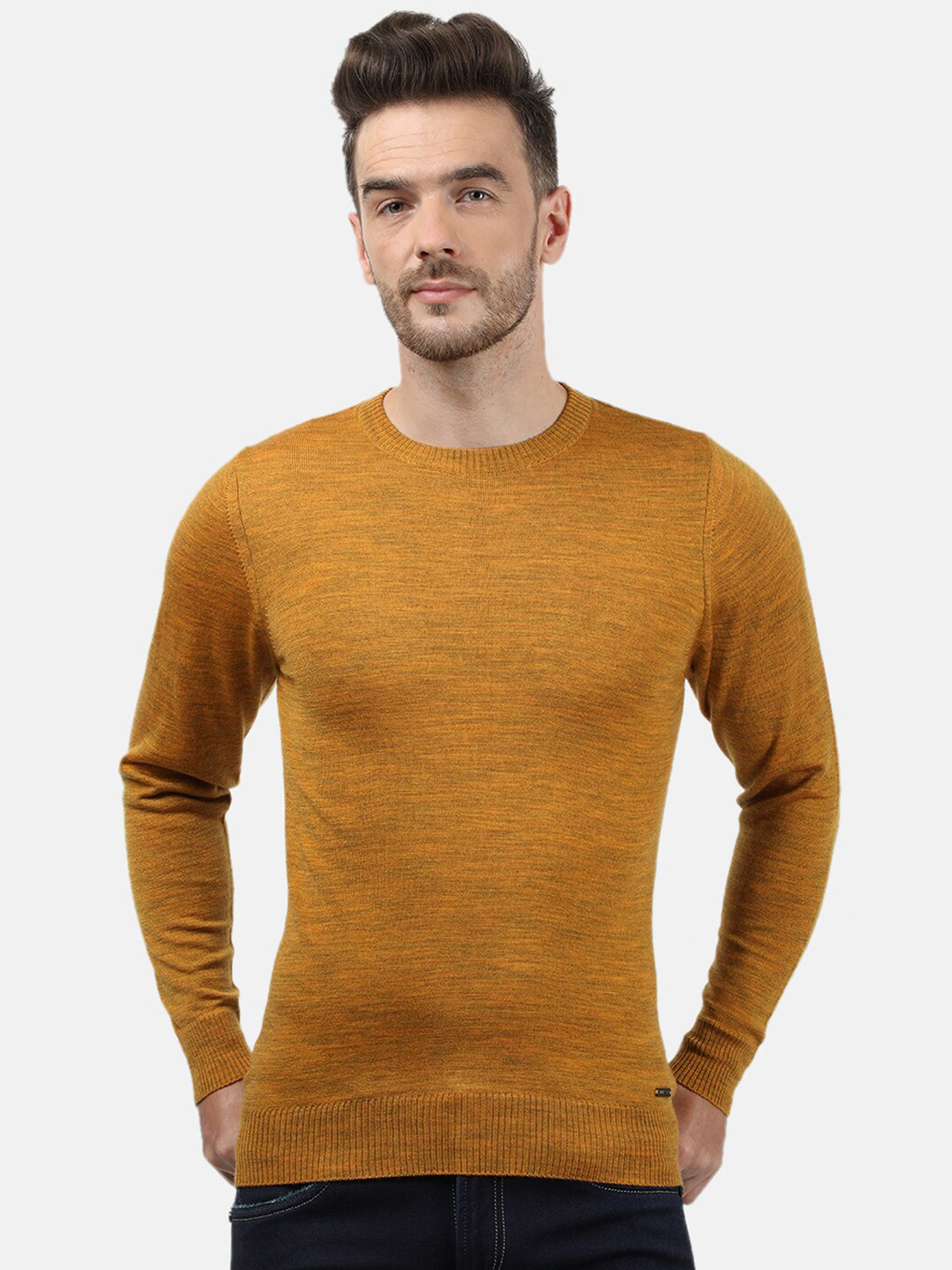 Monte Carlo Round Neck Woollen Pullover Sweater