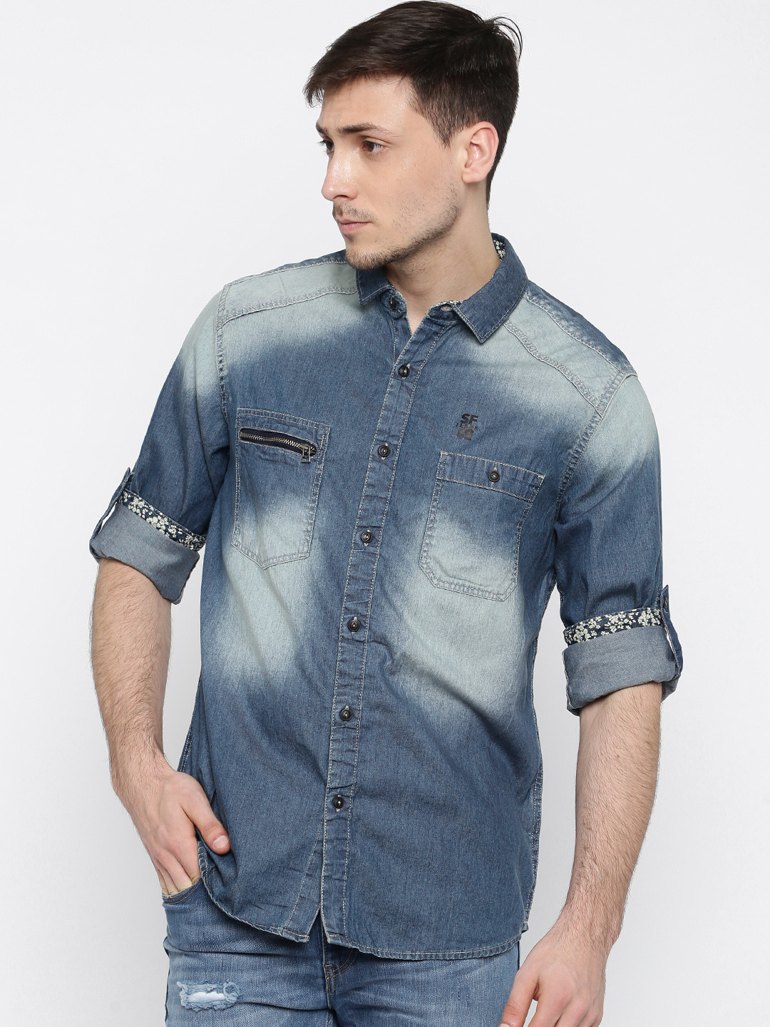 Buy SF JEANS By Pantaloons Men Blue 