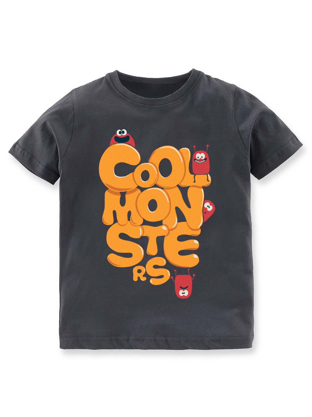 Ardan Lucy Boys Grey Graphic Printed T-shirt