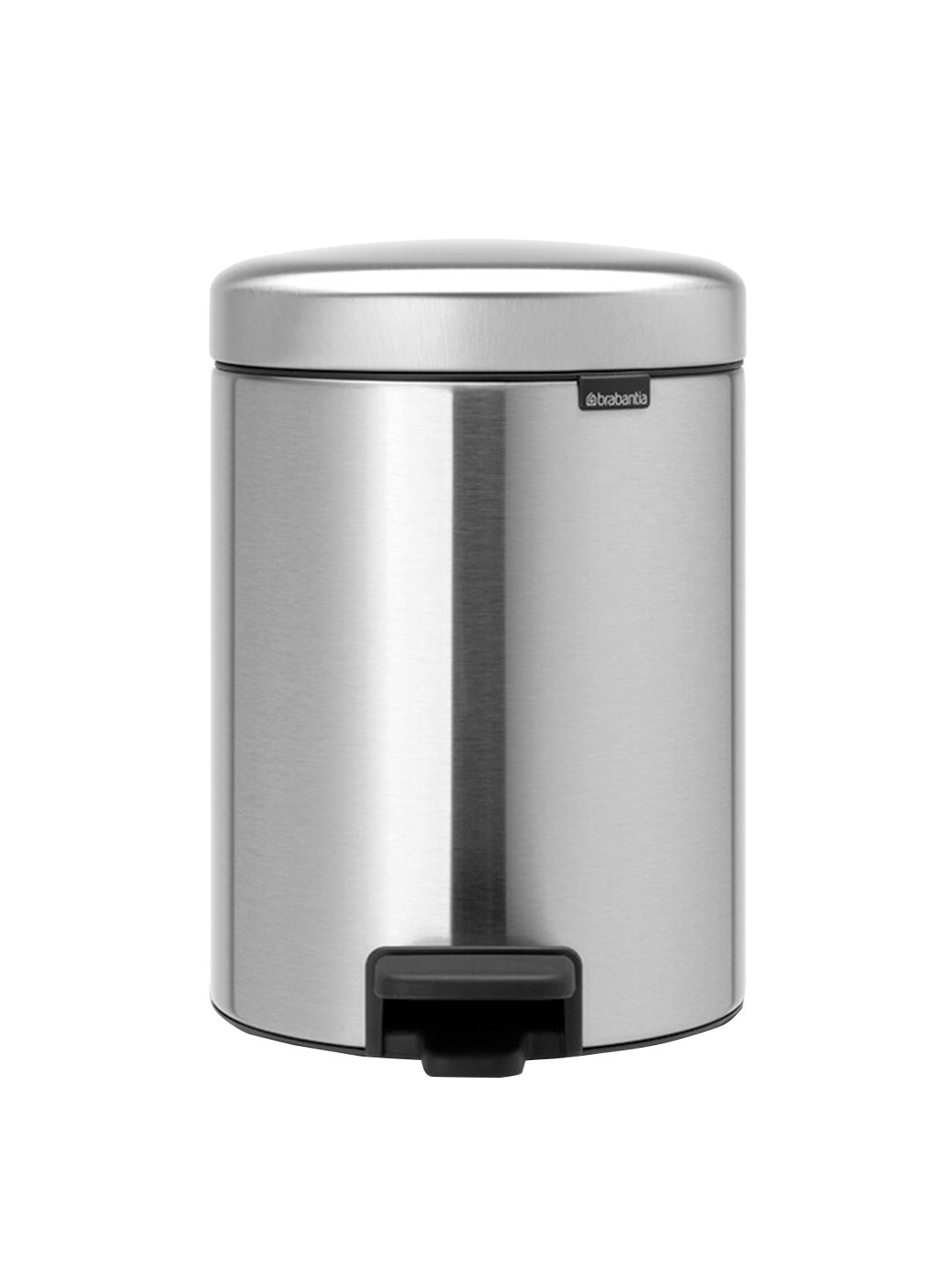 Brabantia Silver-Toned NewIcon Plastic Pedal Bin 5 litre