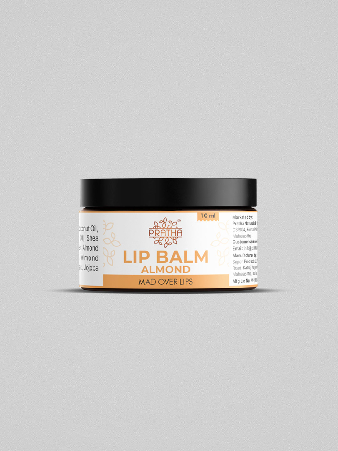 Pratha Natural Lip Balm - Almond