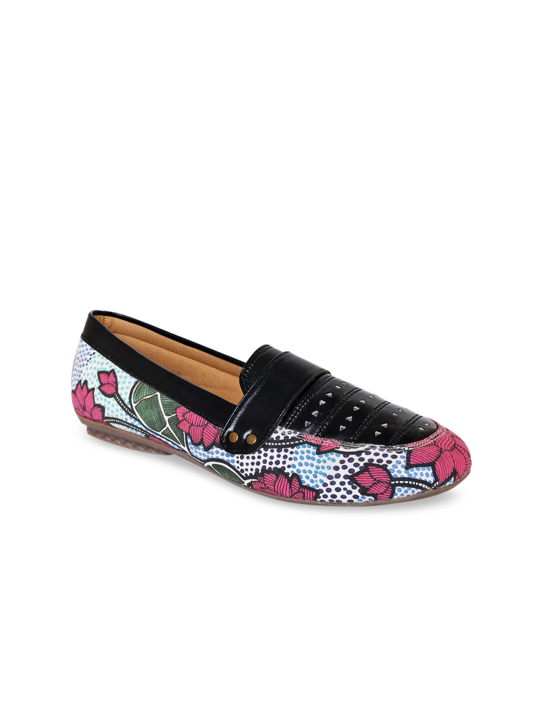Kanvas Women Multicoloured Printed Slip-On Sneakers