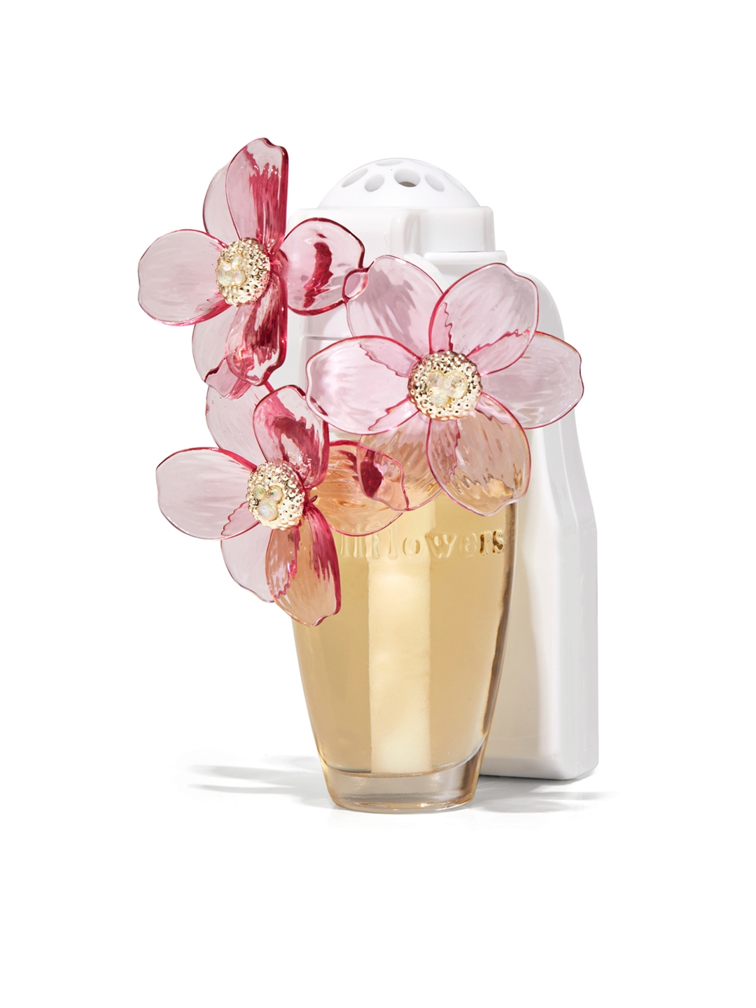 Bath & Body Works Pink & White Floral Bouquet Wallflowers Fragrance Plug