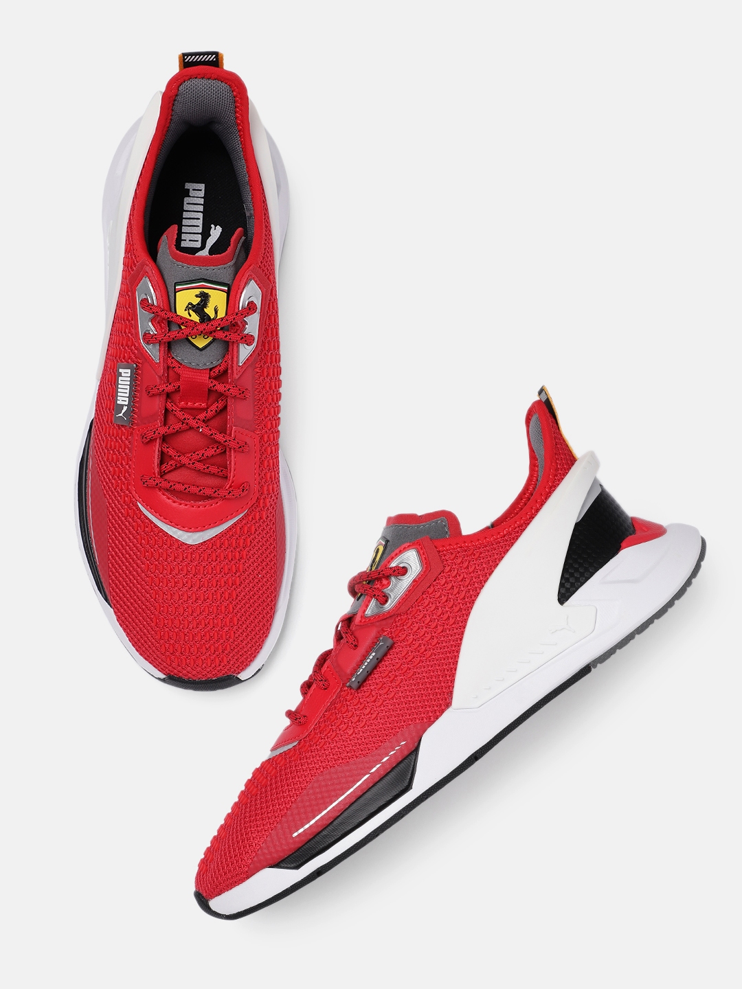 Buy PUMA Motorsport Unisex Red Textured Ferrari IONSpeed Sneakers Casual Shoes for Unisex 15105834 Myntra