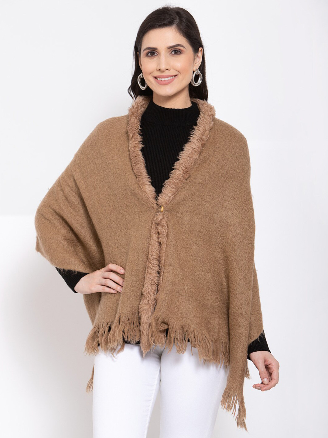 513 Women Camel Brown Stole
