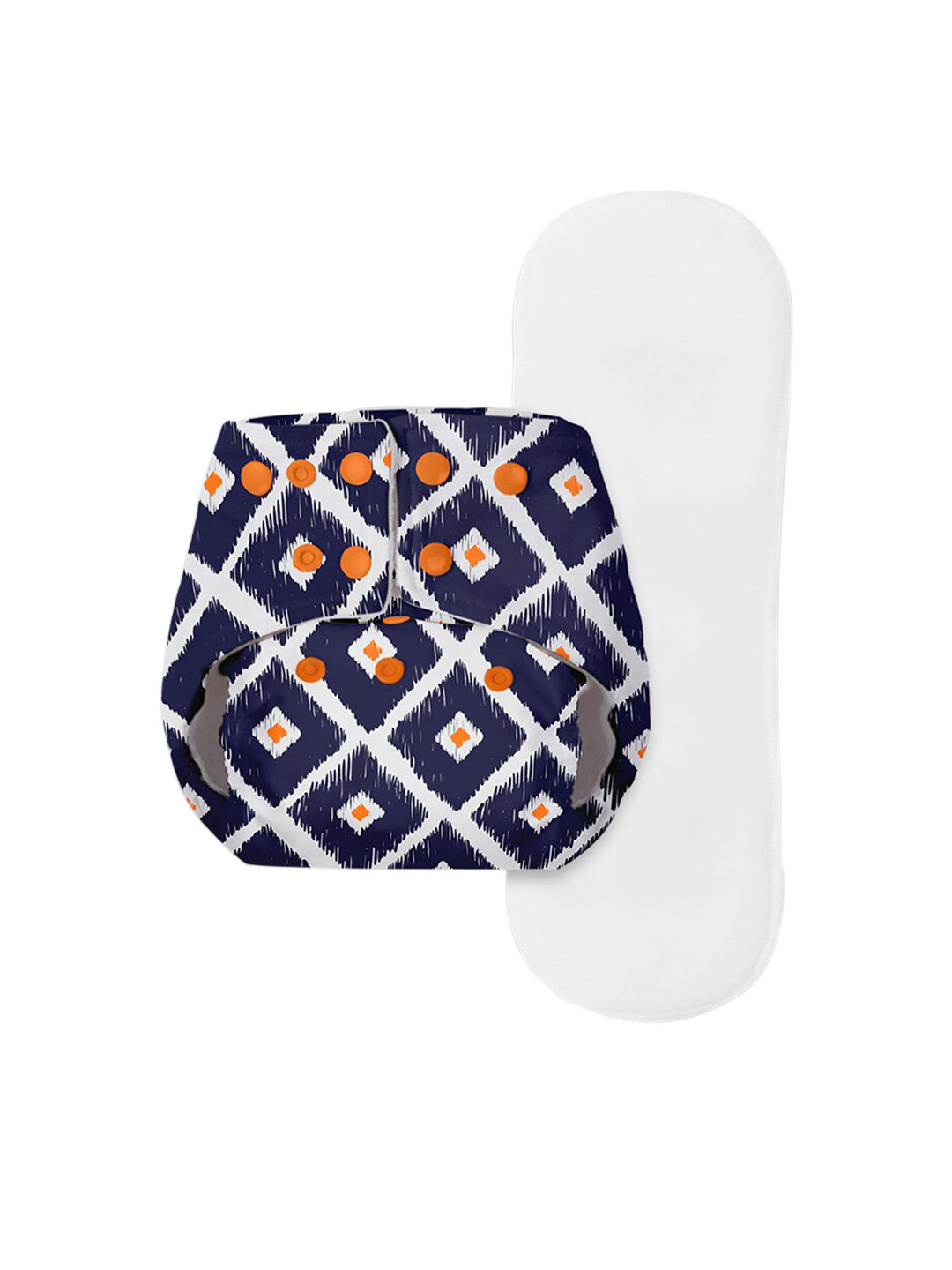 BASIC by SuperBottoms Infants Kids Assorted Sustainable Reusable Cloth Diaper with 1 insert