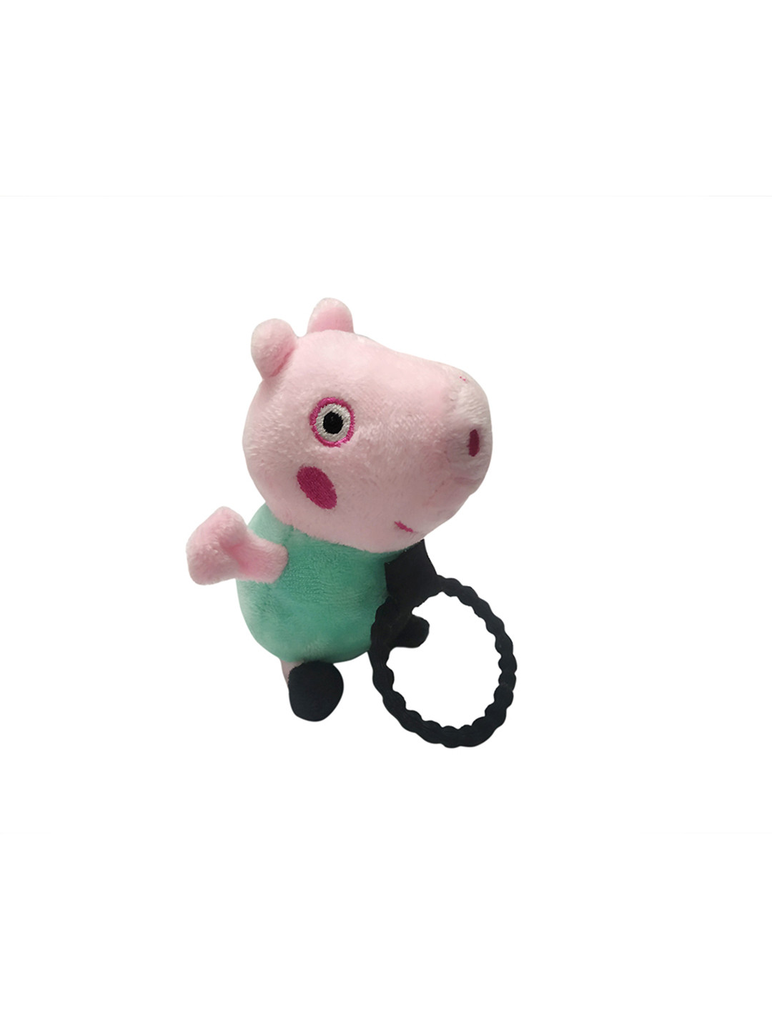 ONE on ONE Girls Green & Pink Pig Ponytail Holders