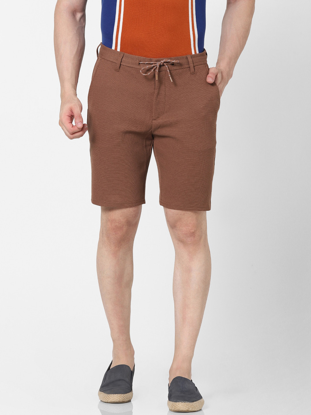 Celio Men Brown Regular Shorts