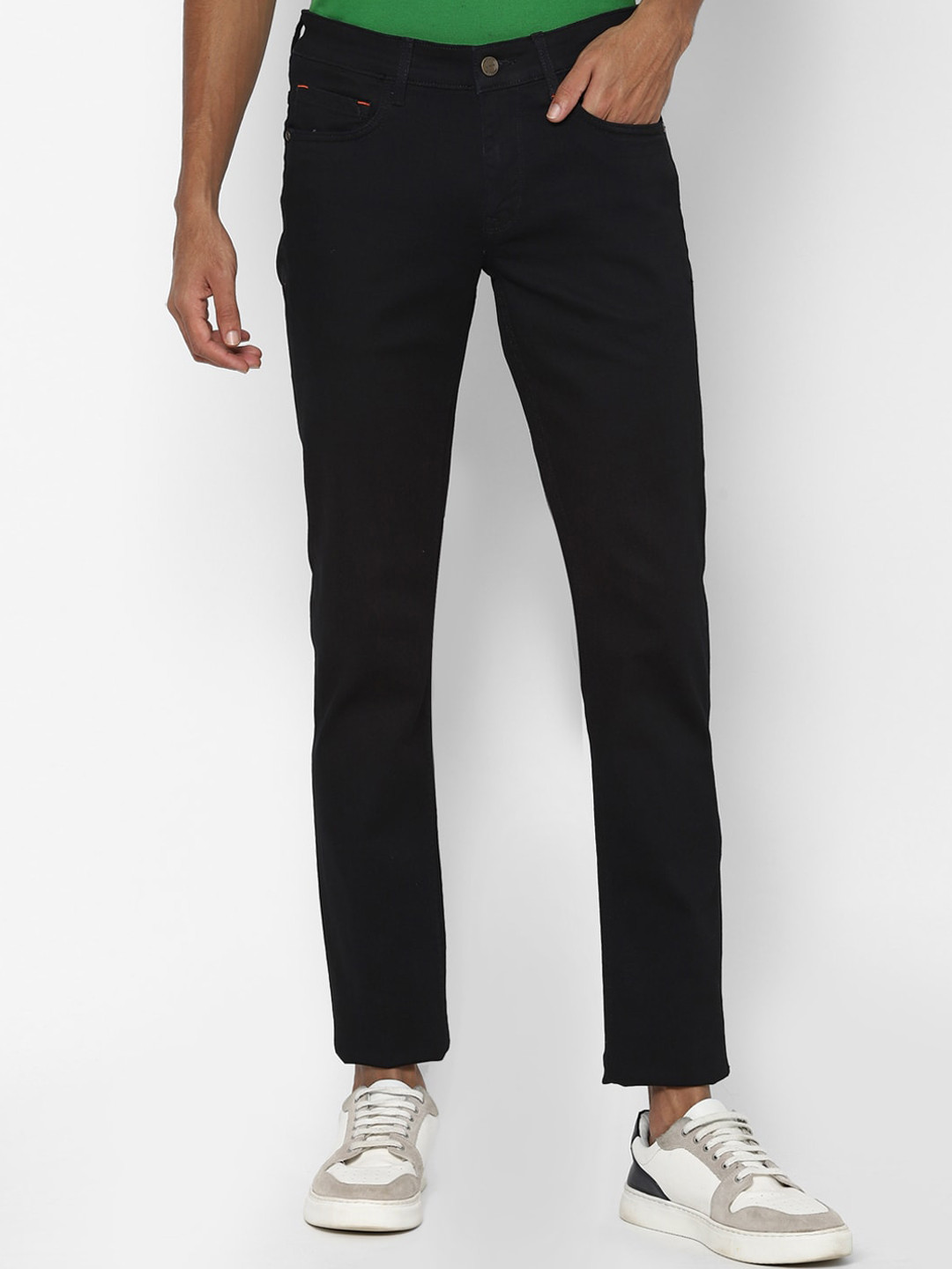 SIMON CARTER LONDON Men Black Slim Fit Jeans