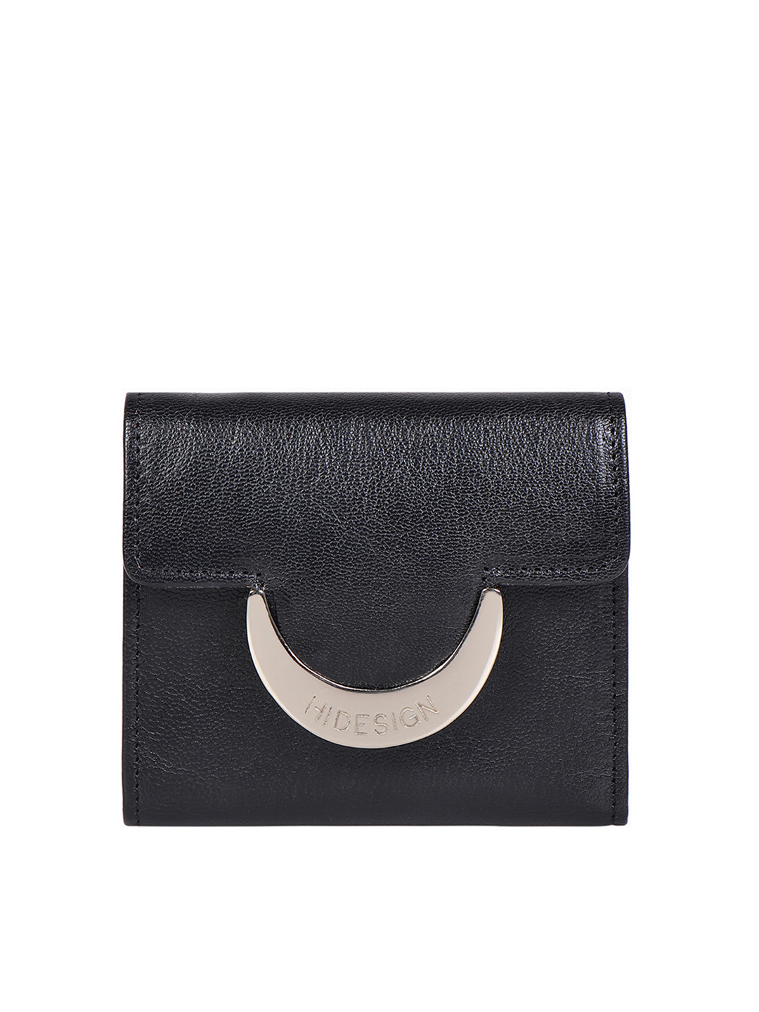 Hidesign Women Black Envelope Clutch