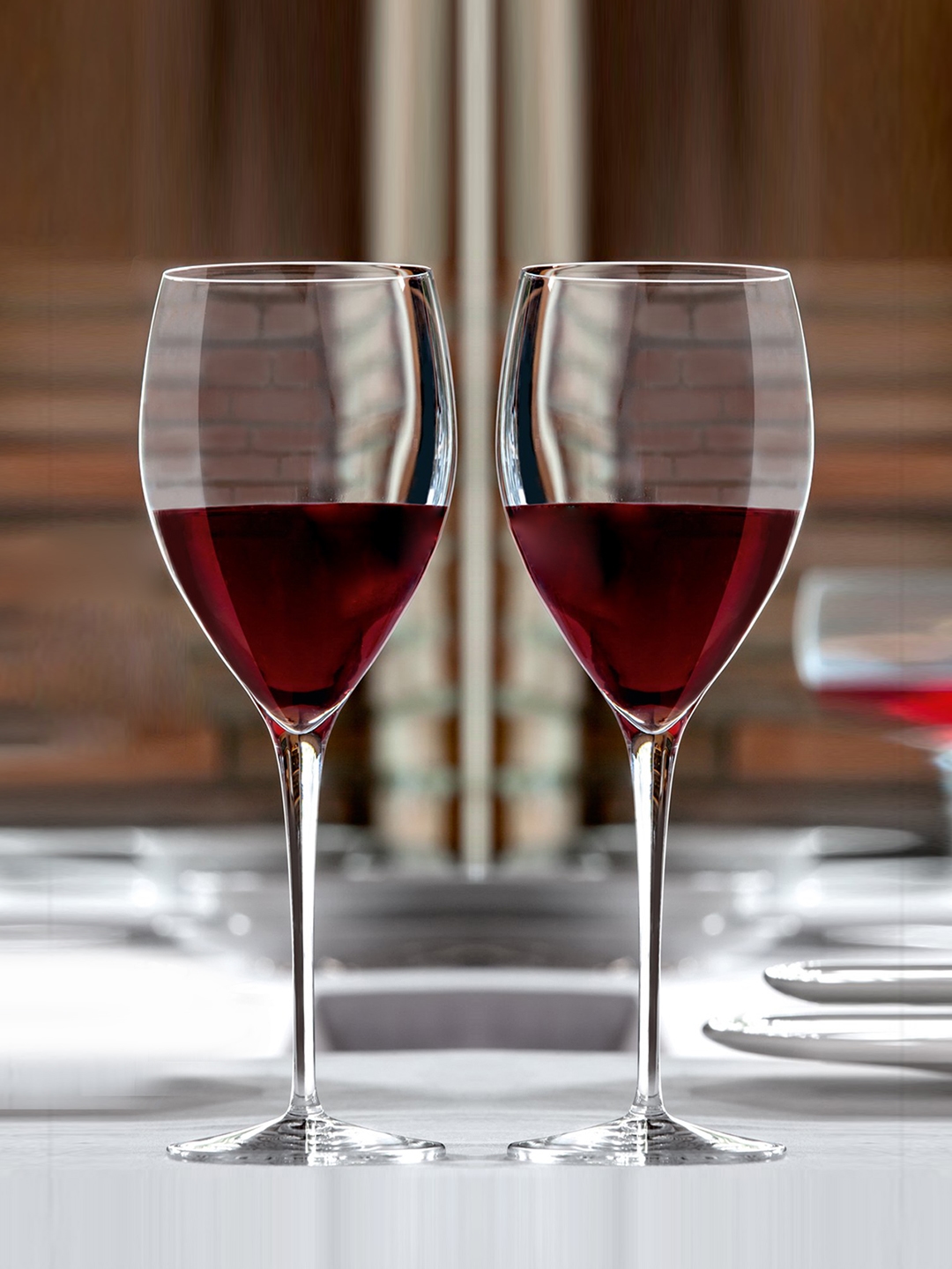 Luigi Bormioli Set Of 2 Transparent Glass Small Wine Glass